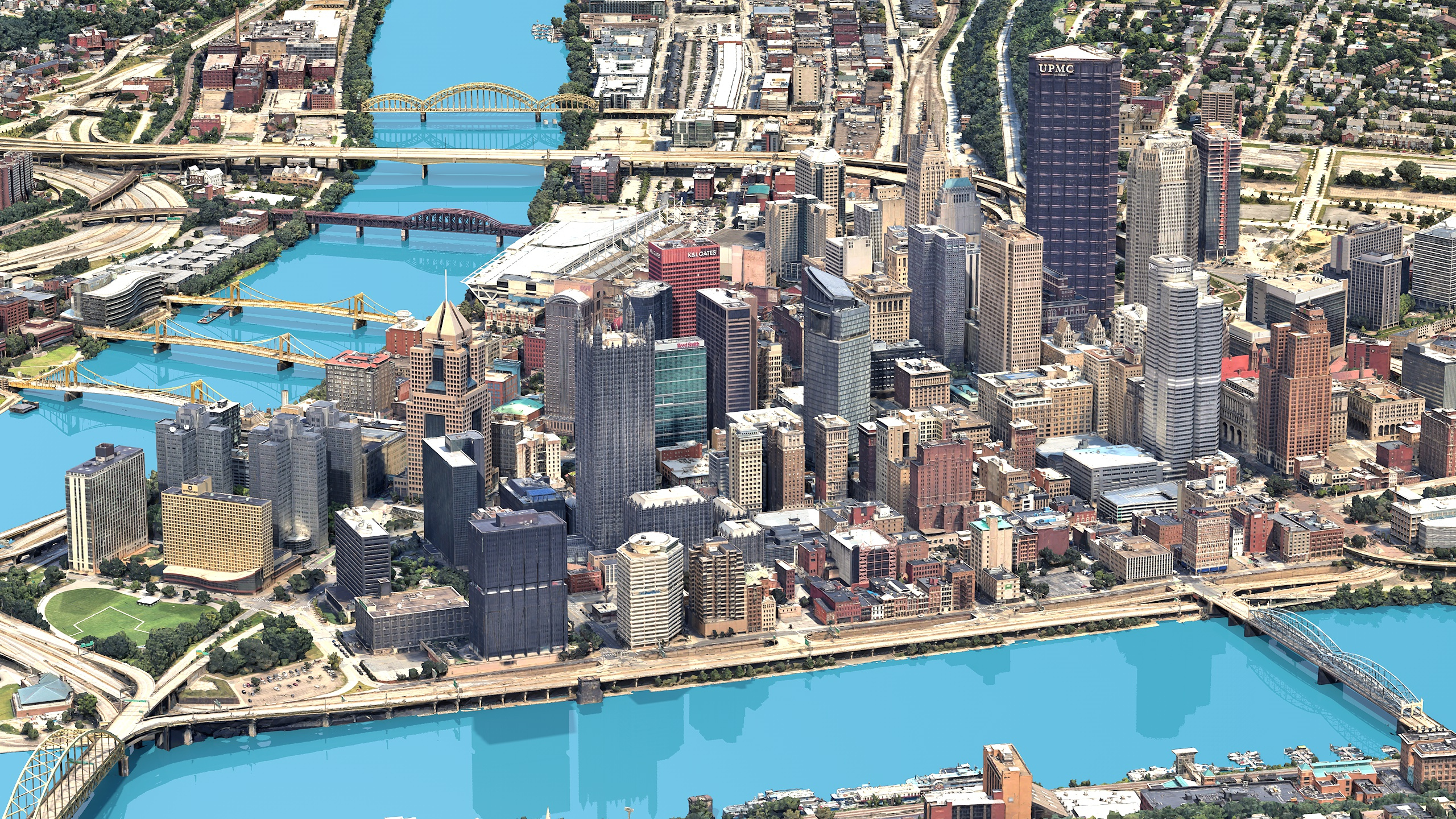 Pittsburgh 3D Scan City Pennsylvania USA 3D Model 3D Model