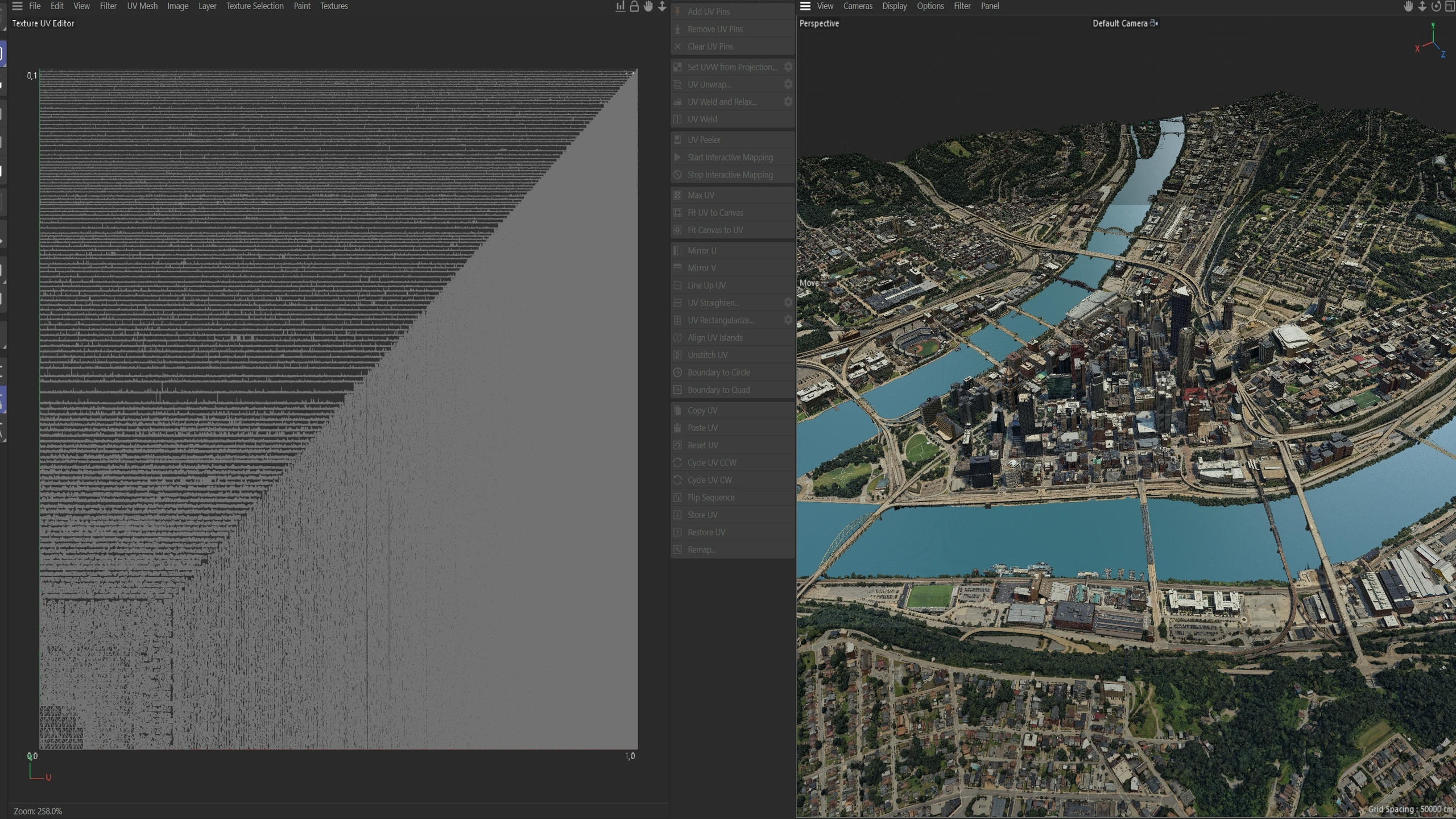 Pittsburgh 3D Scan City Pennsylvania USA 3D Model 3D Model