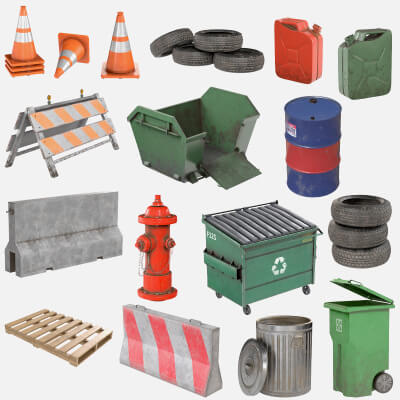 Road Props Pack