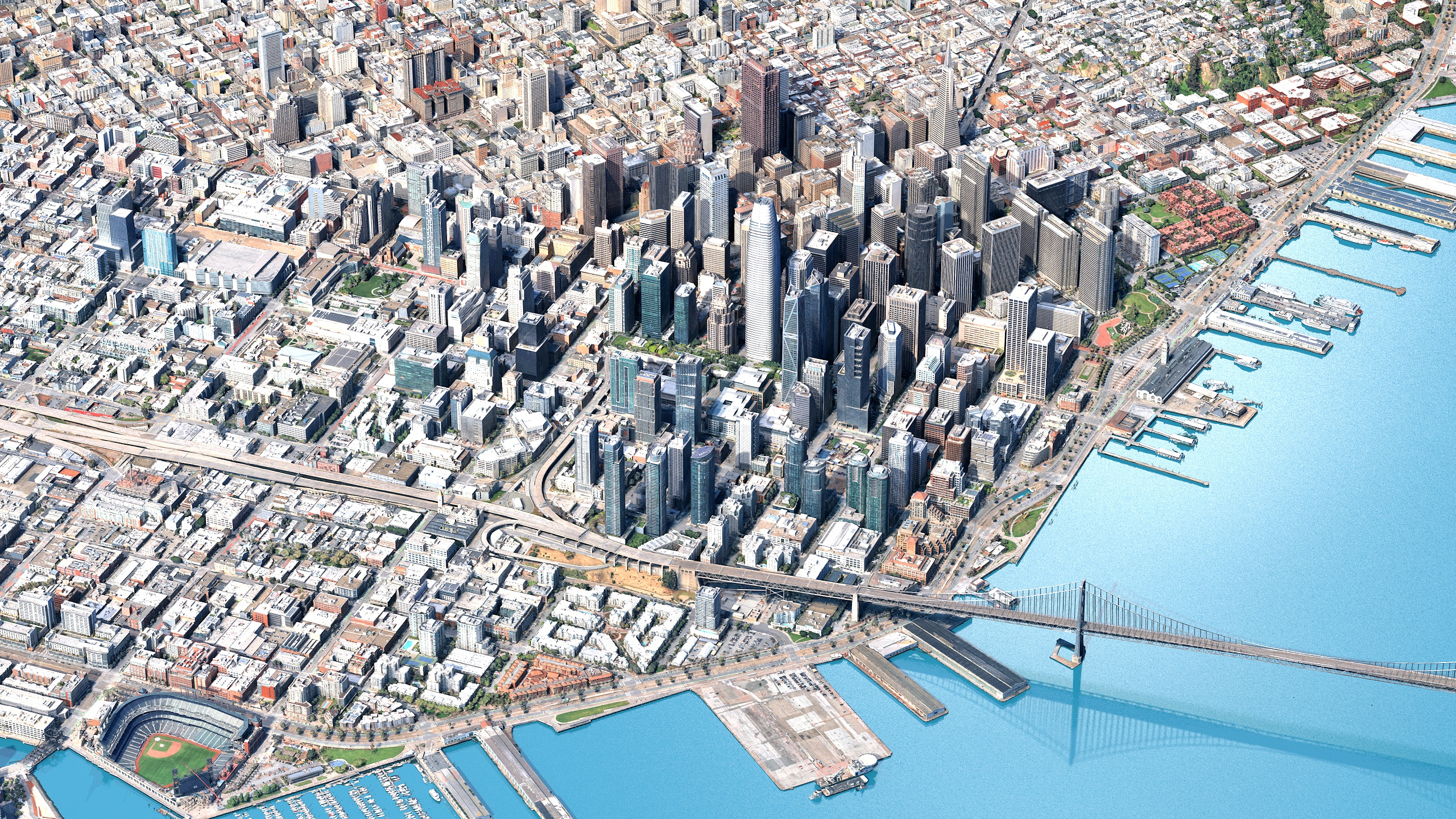 San Francisco 3D Scan City USA 3D Model 3D Model