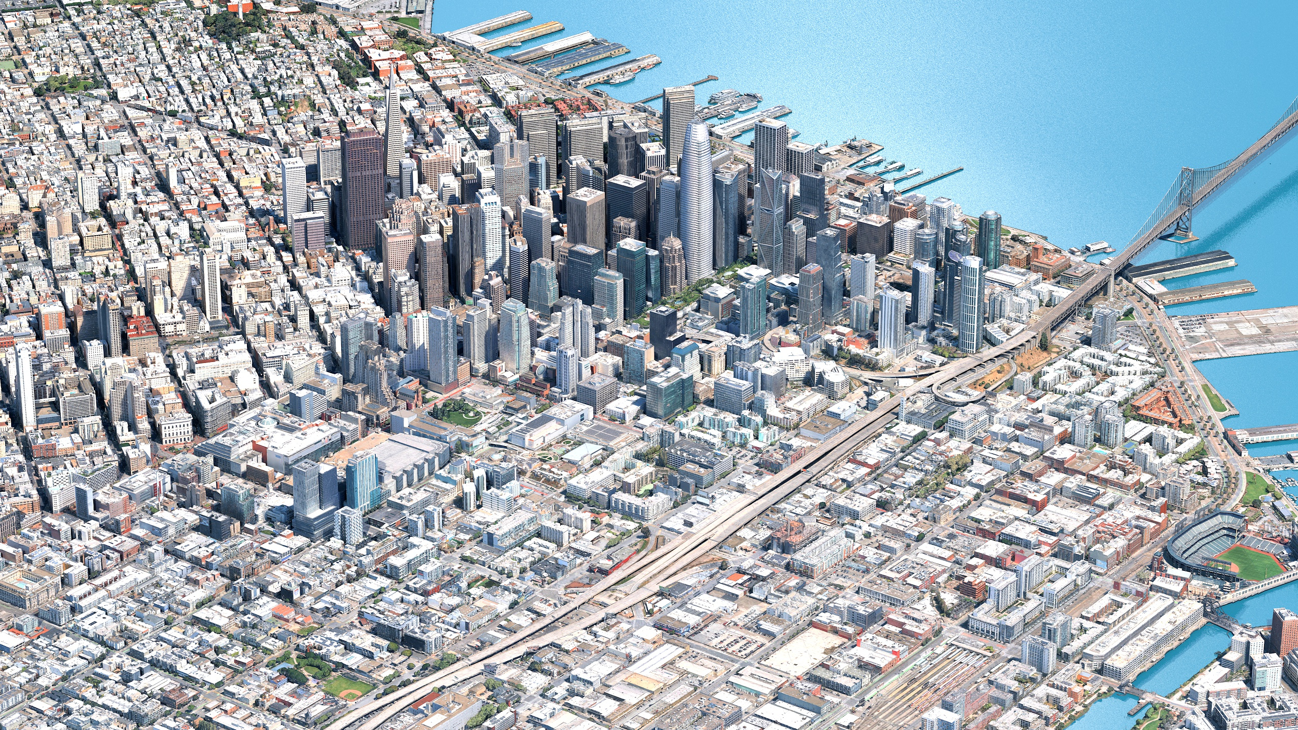 San Francisco 3D Scan City USA 3D Model 3D Model
