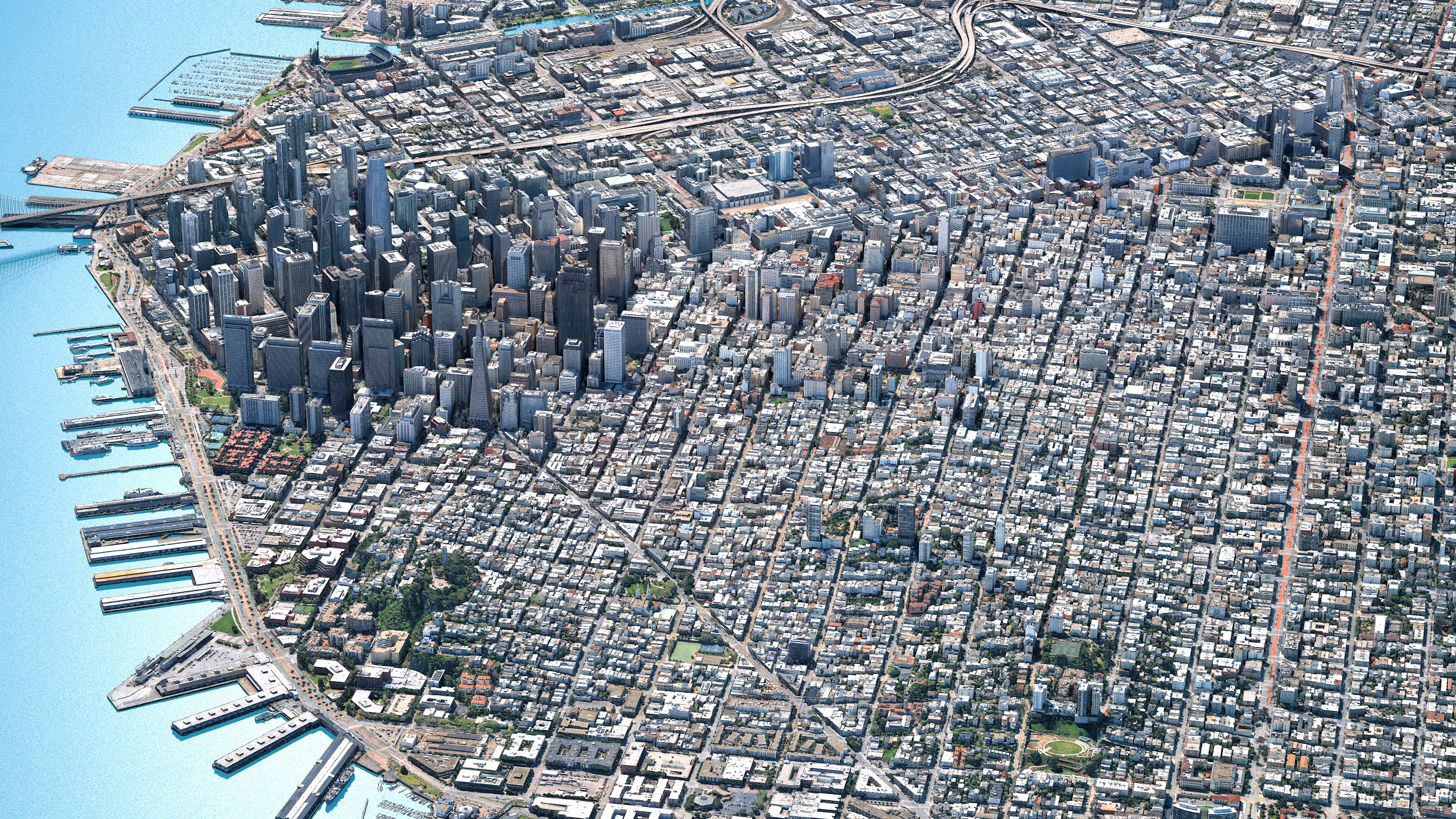 San Francisco 3D Scan City USA 3D Model 3D Model