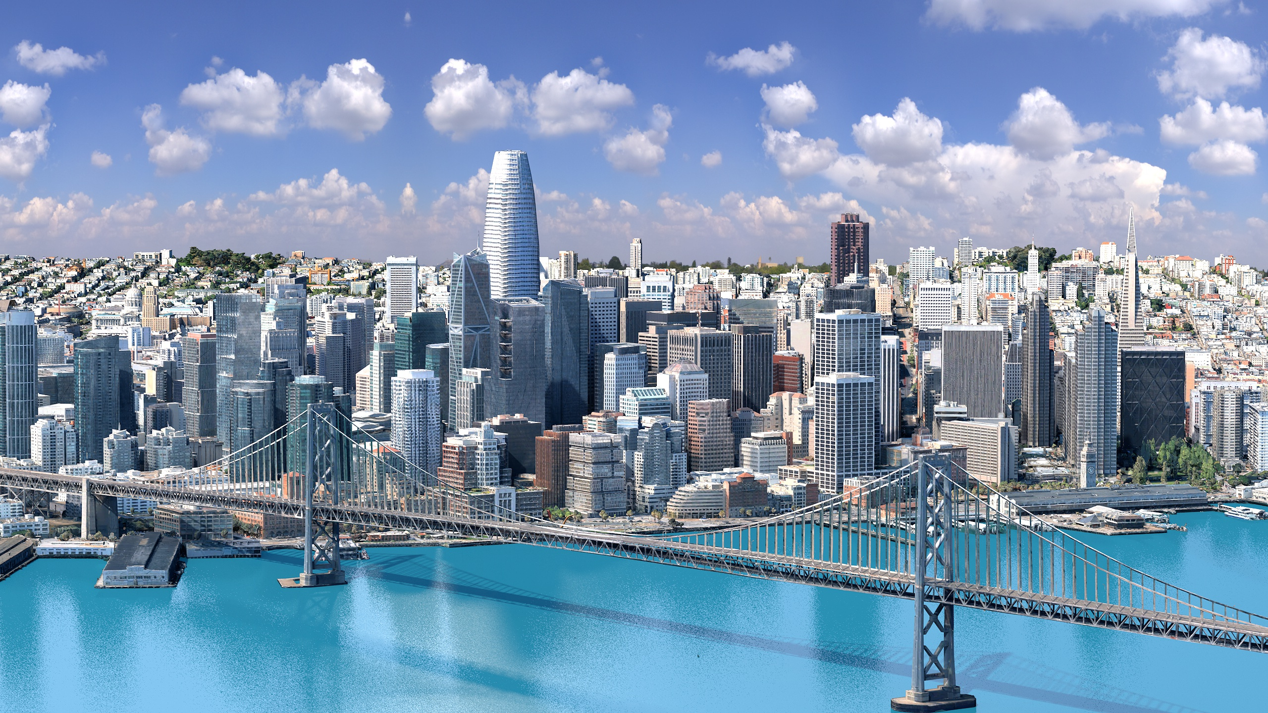 San Francisco 3D Scan City USA 3D Model 3D Model