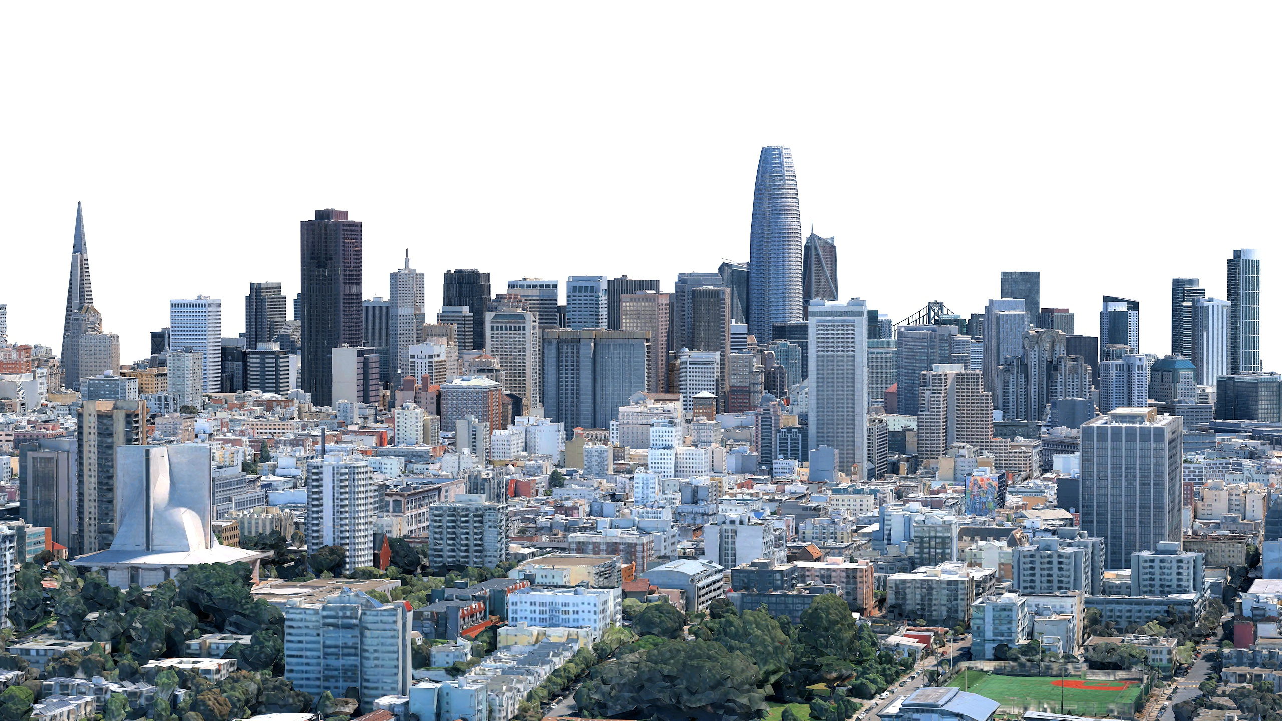 San Francisco 3D Scan City USA 3D Model 3D Model