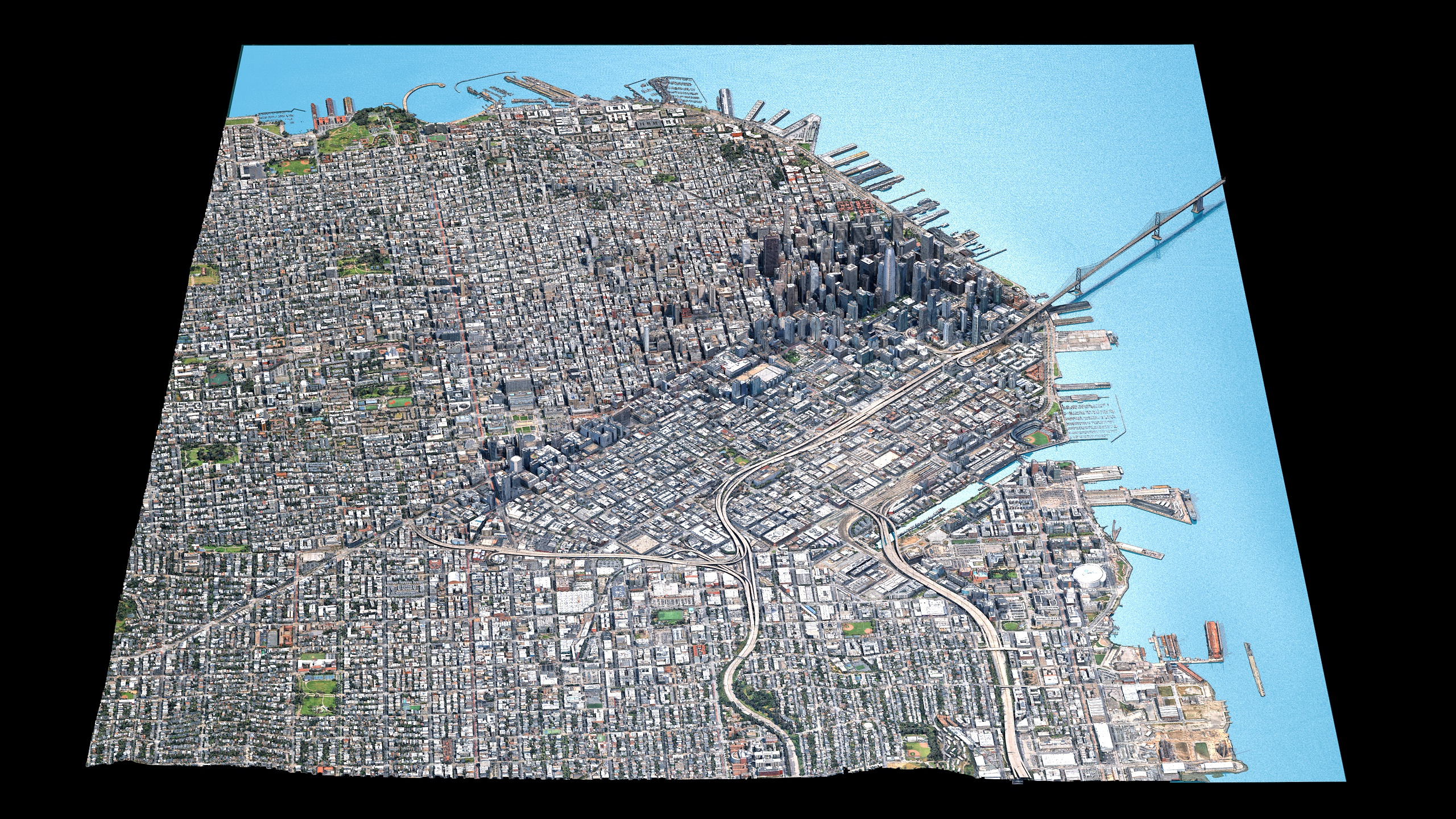 San Francisco 3D Scan City USA 3D Model 3D Model