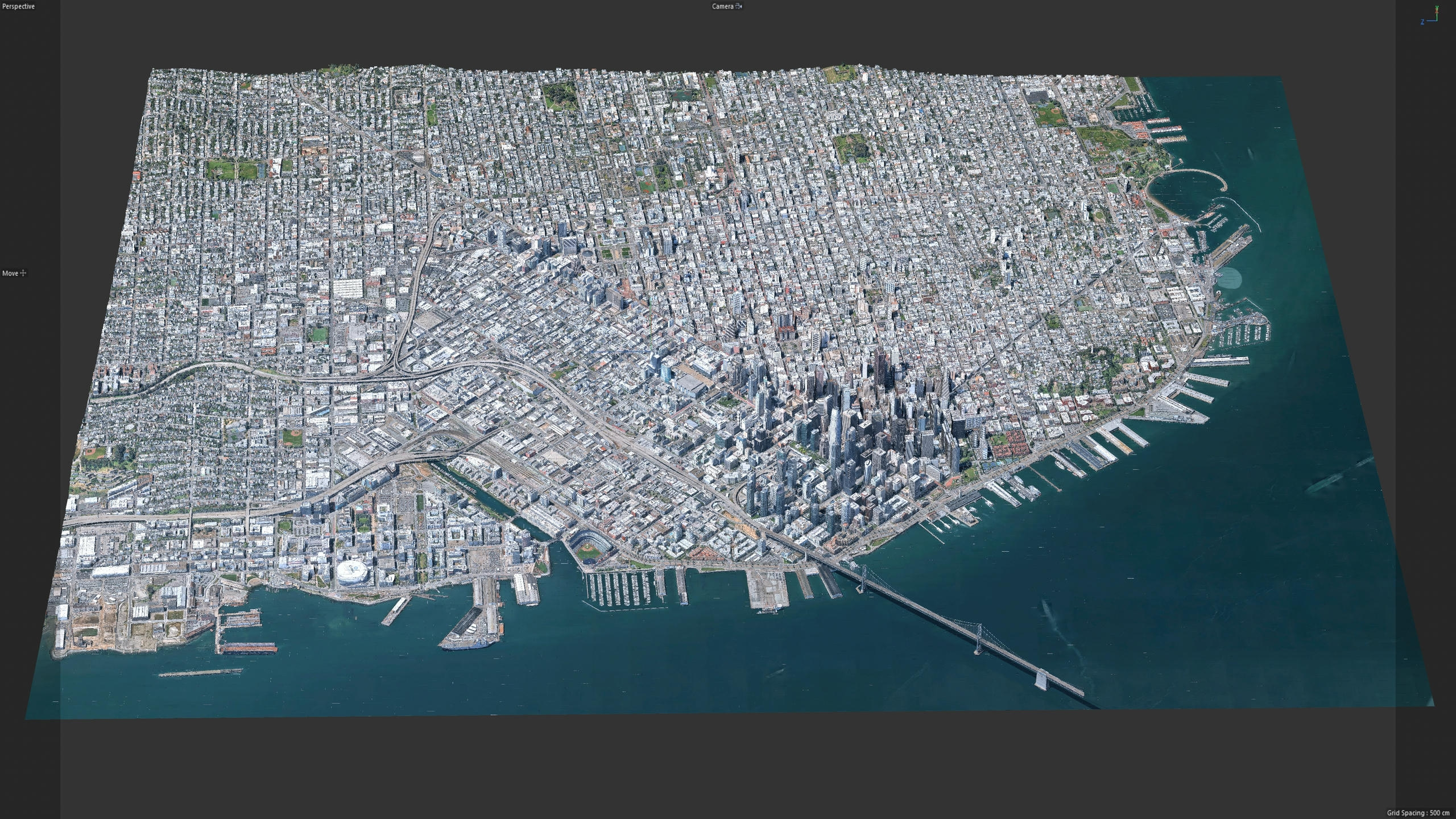 San Francisco 3D Scan City USA 3D Model 3D Model