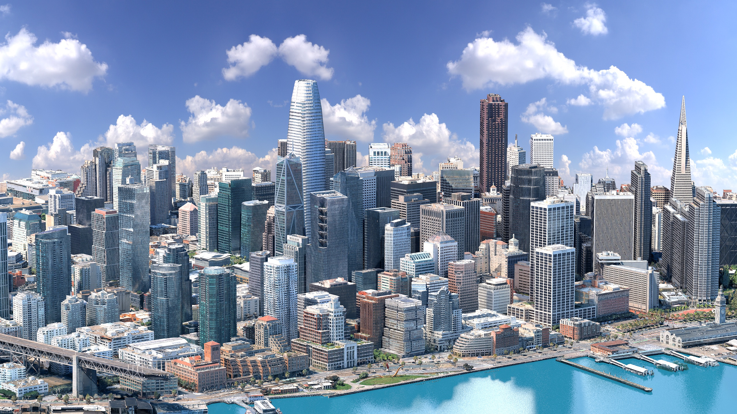 San Francisco Downtown 3D Scan City USA 3D Model 3D Model