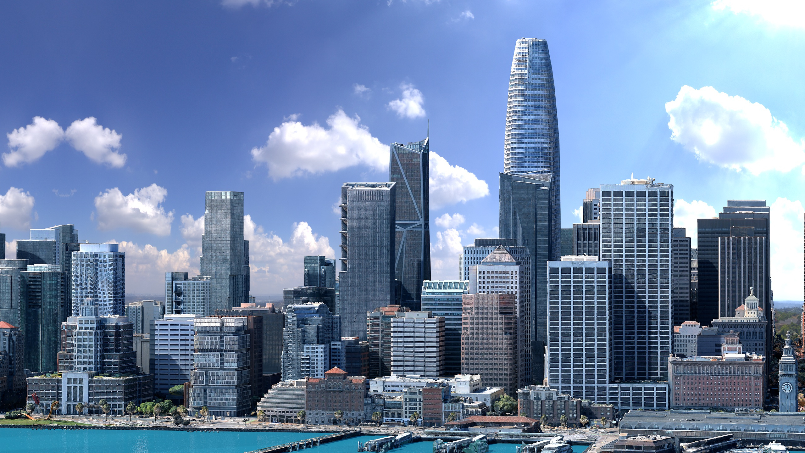 San Francisco Downtown 3D Scan City USA 3D Model 3D Model