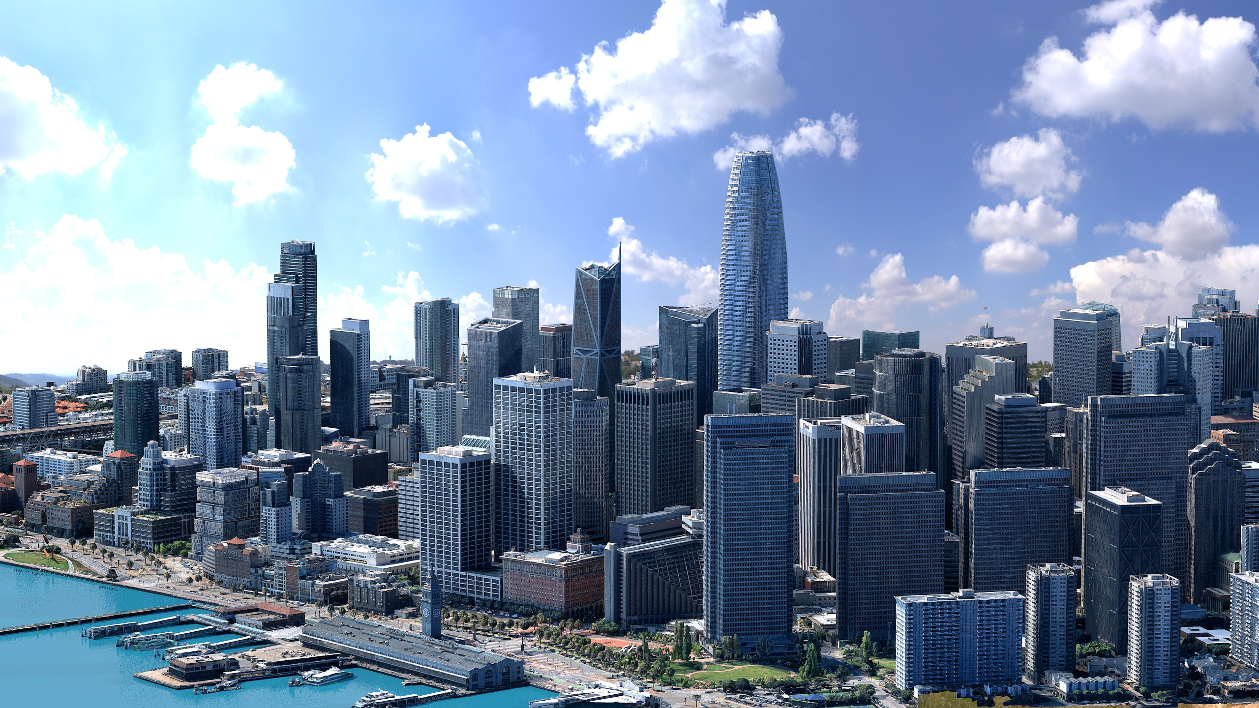 San Francisco Downtown 3D Scan City USA 3D Model 3D Model
