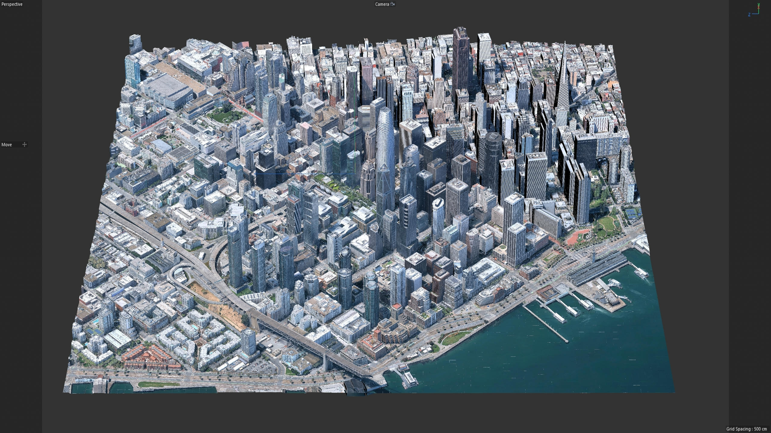 San Francisco Downtown 3D Scan City USA 3D Model 3D Model