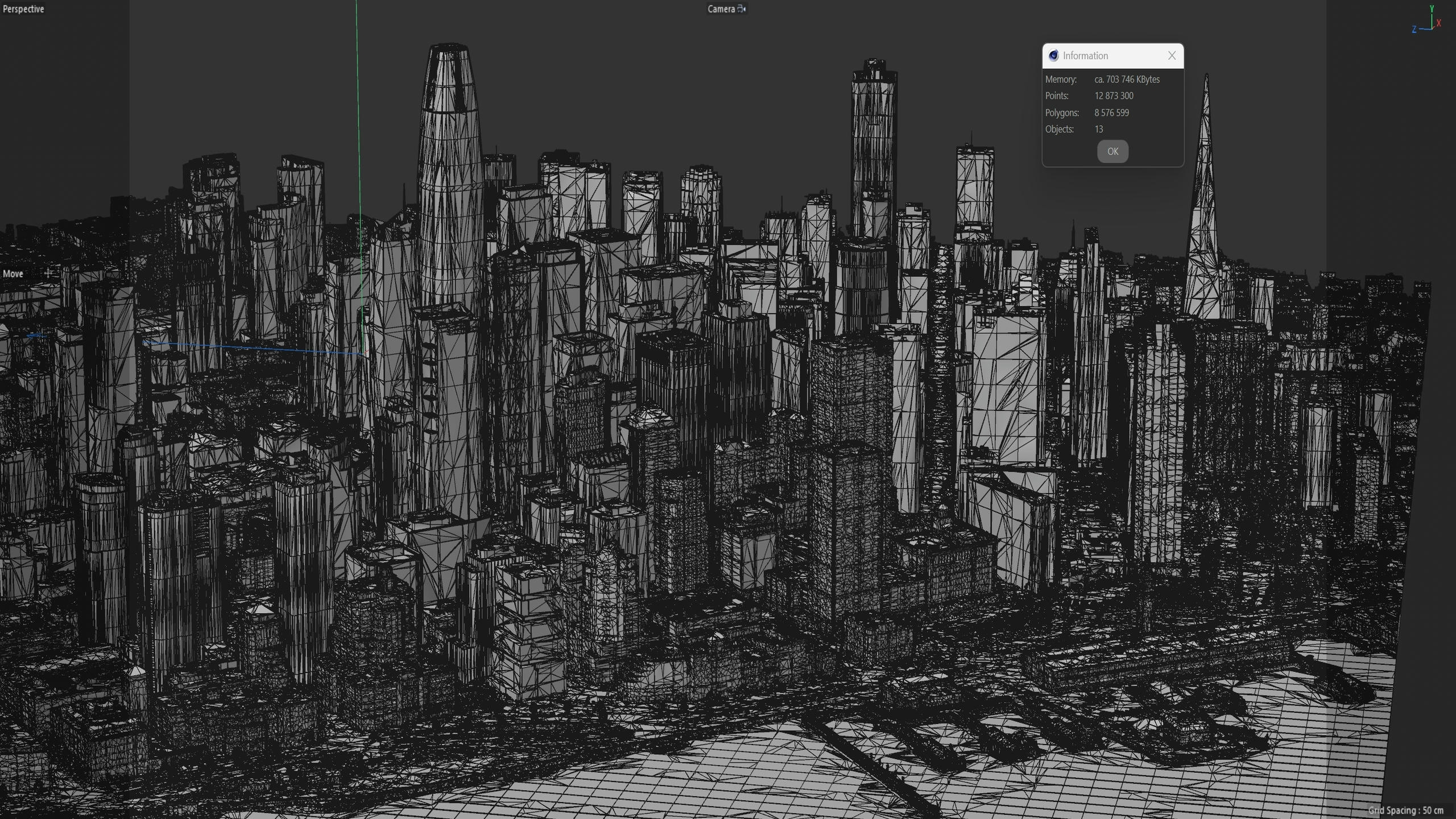 San Francisco Downtown 3D Scan City USA 3D Model 3D Model