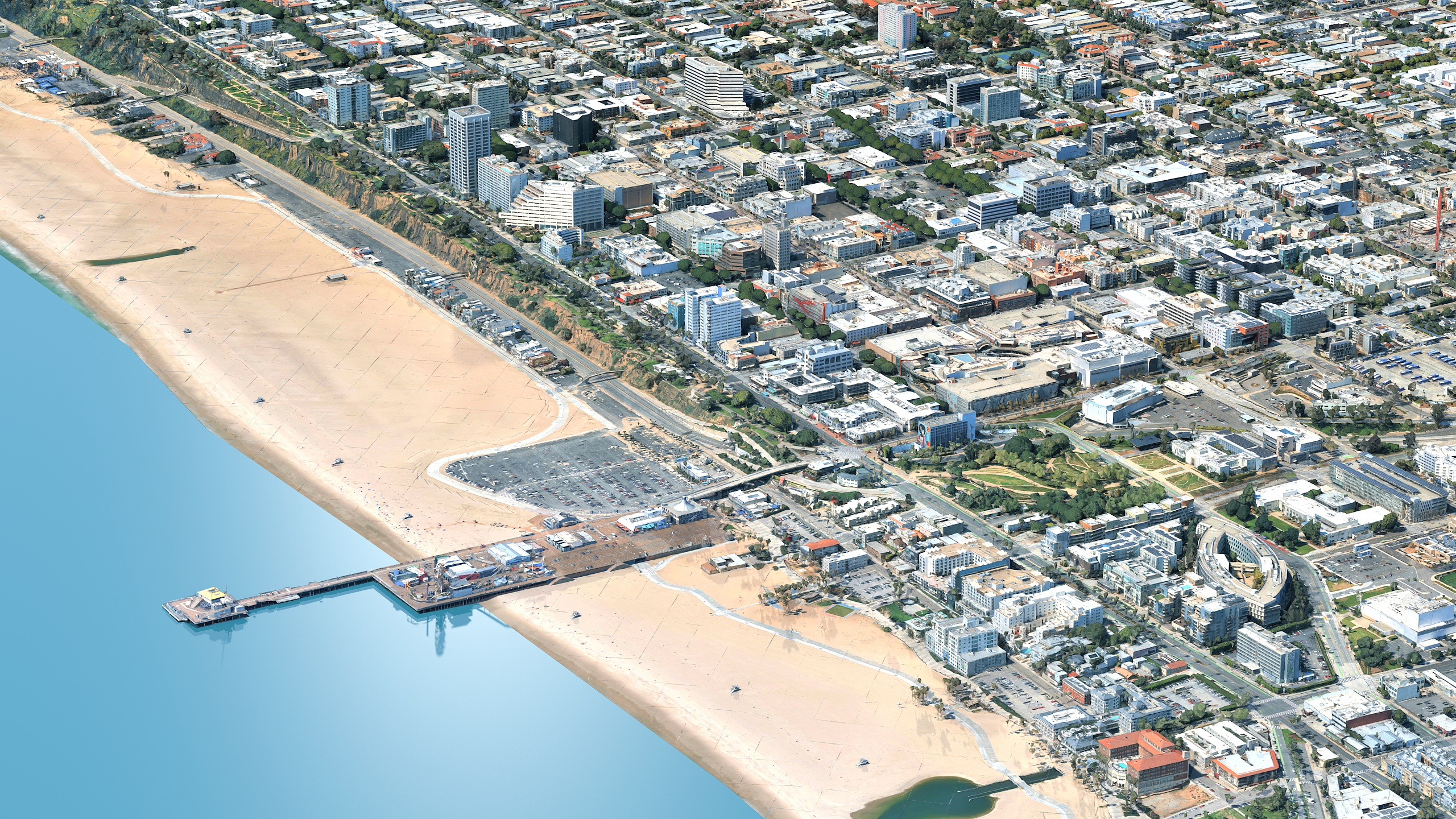 Santa Monica 3D Scan City Los Angeles USA 3D Model 3D Model