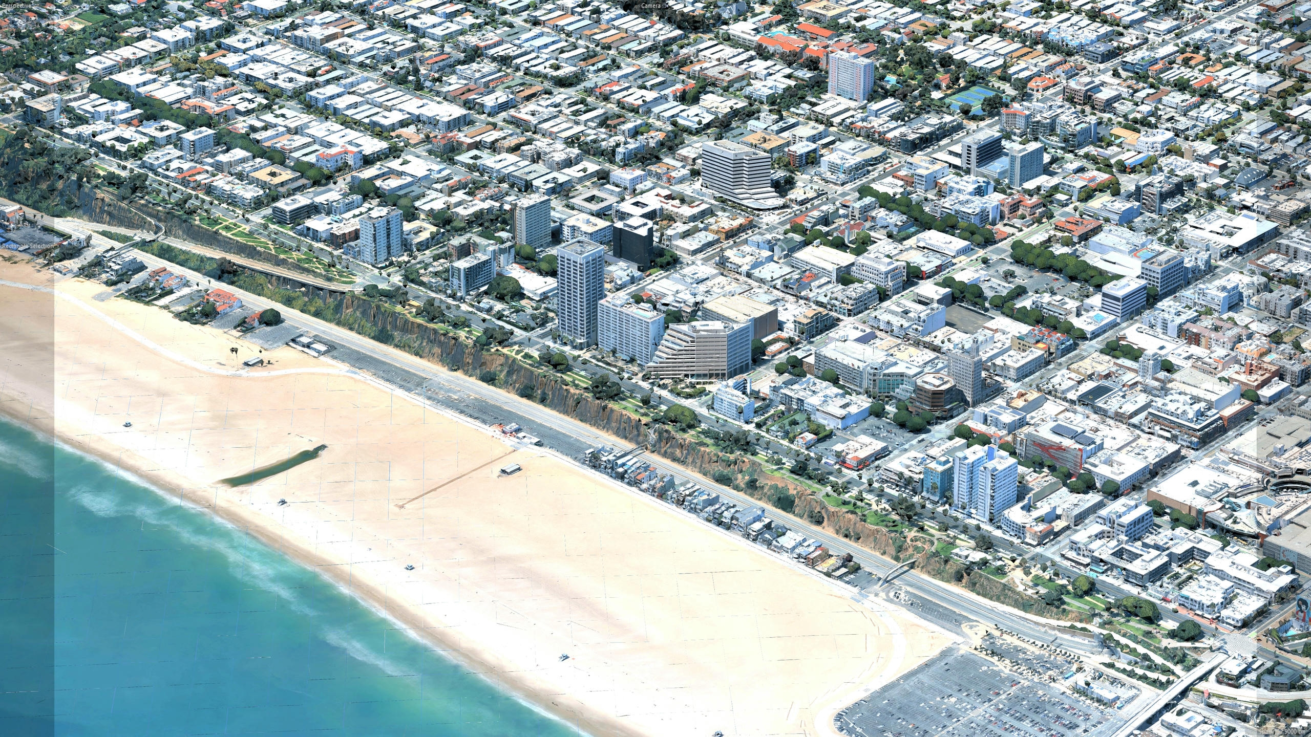 Santa Monica 3D Scan City Los Angeles USA 3D Model 3D Model