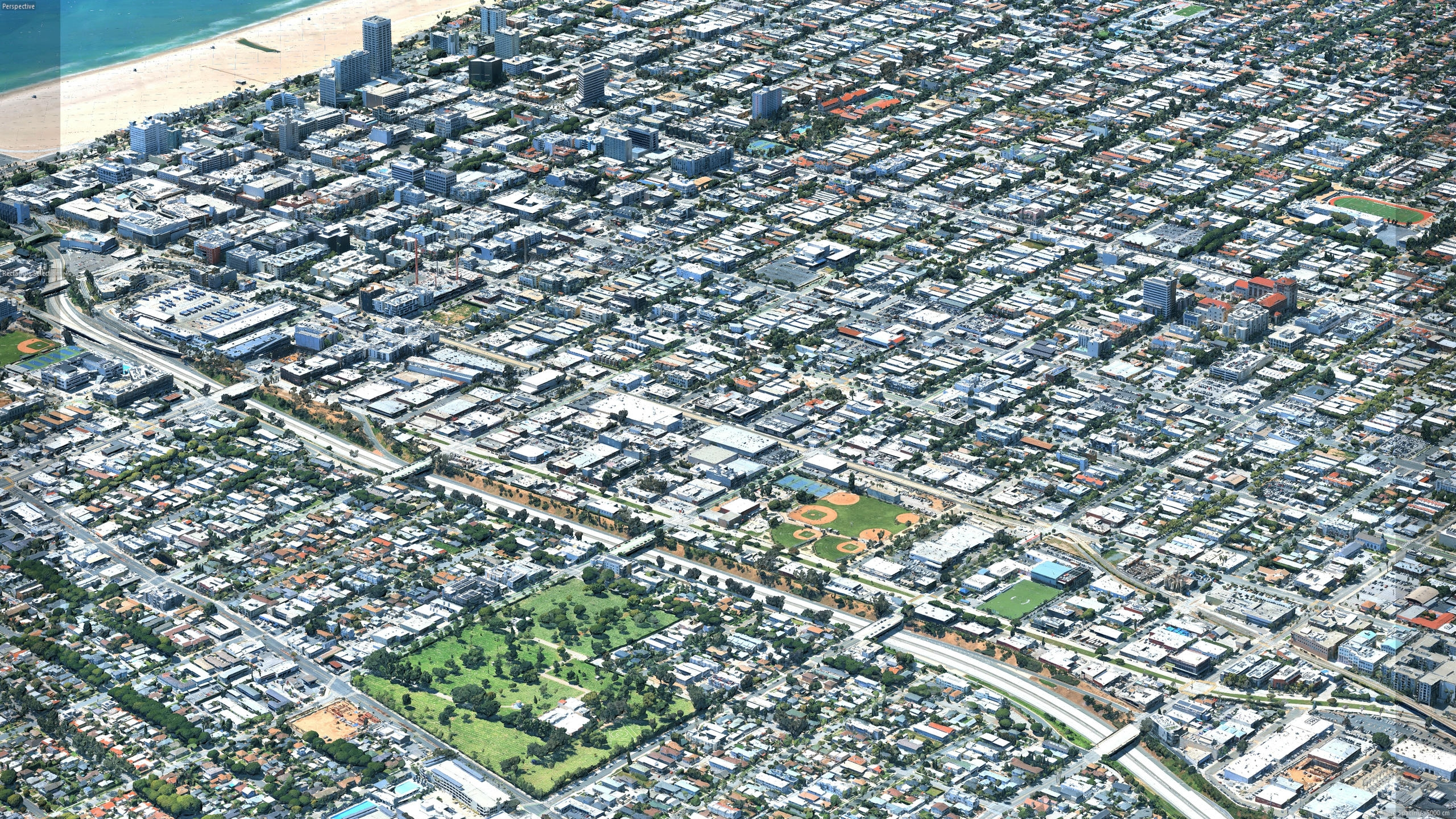 Santa Monica 3D Scan City Los Angeles USA 3D Model 3D Model