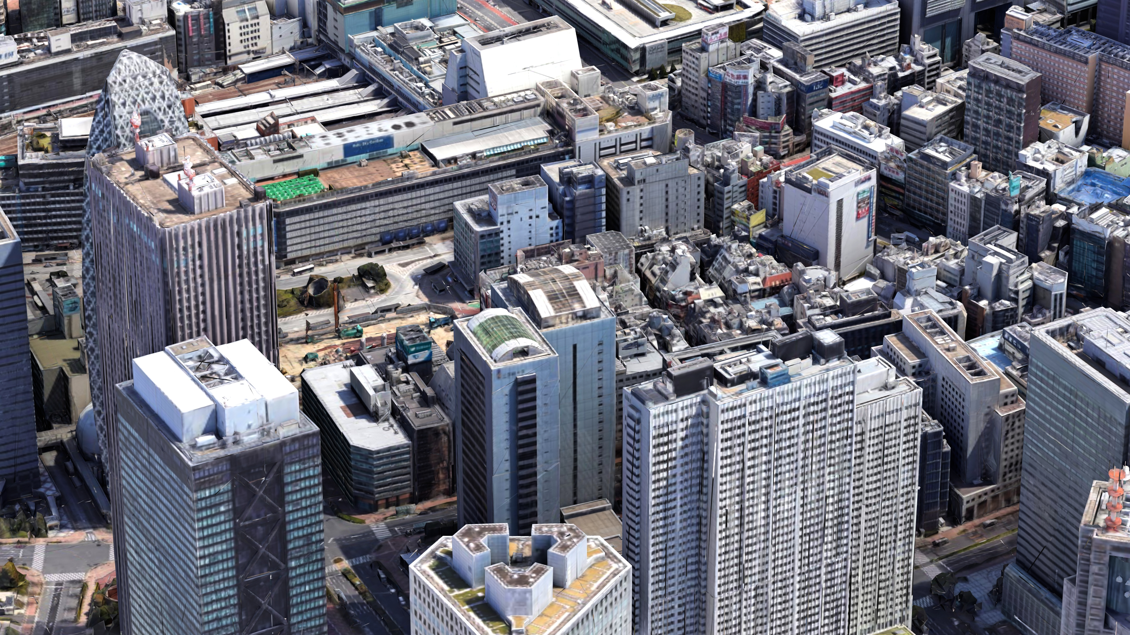 Shinjuku City Tokyo Low-Poly 3D Model 3D Model