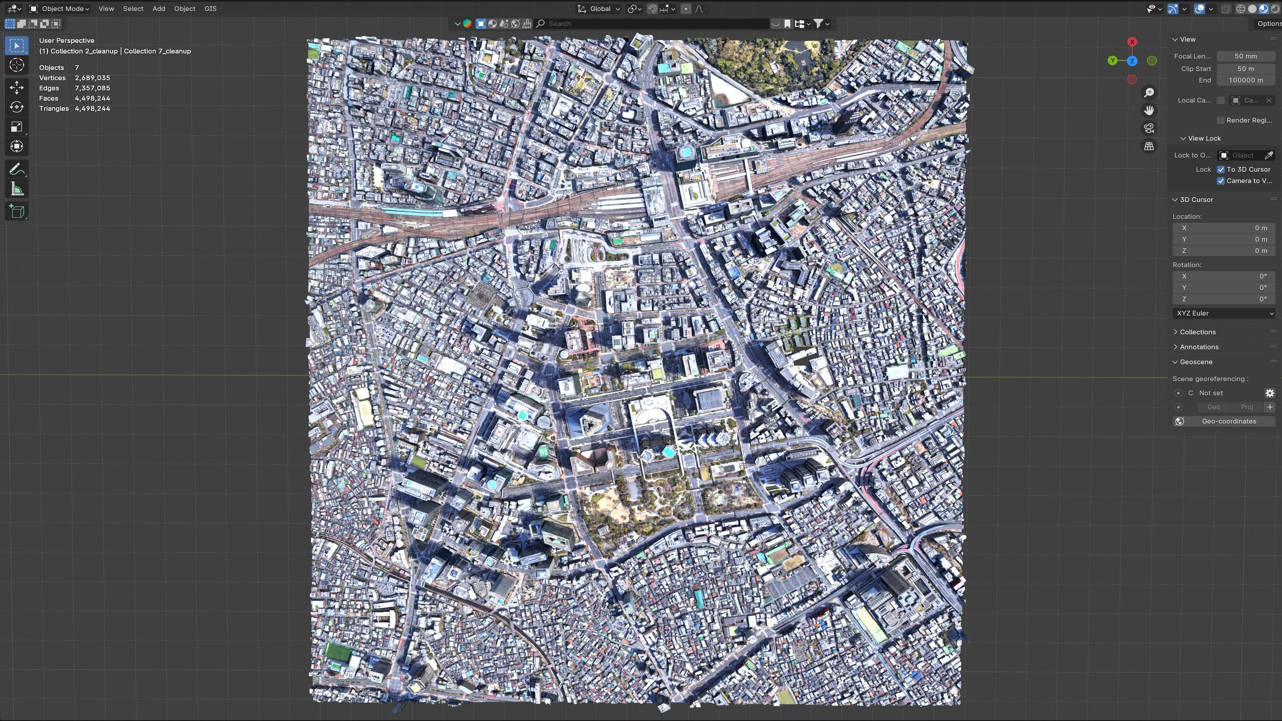 Shinjuku City Tokyo Low-Poly 3D Model 3D Model