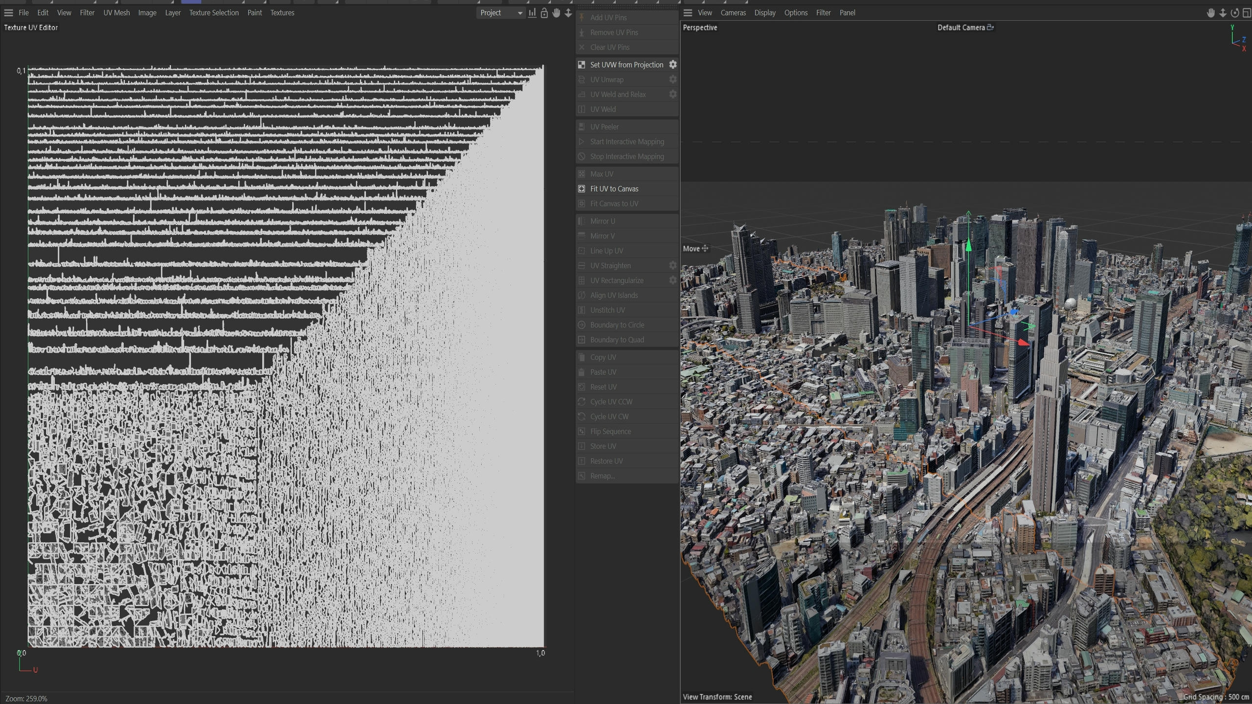 Shinjuku City Tokyo Low-Poly 3D Model 3D Model