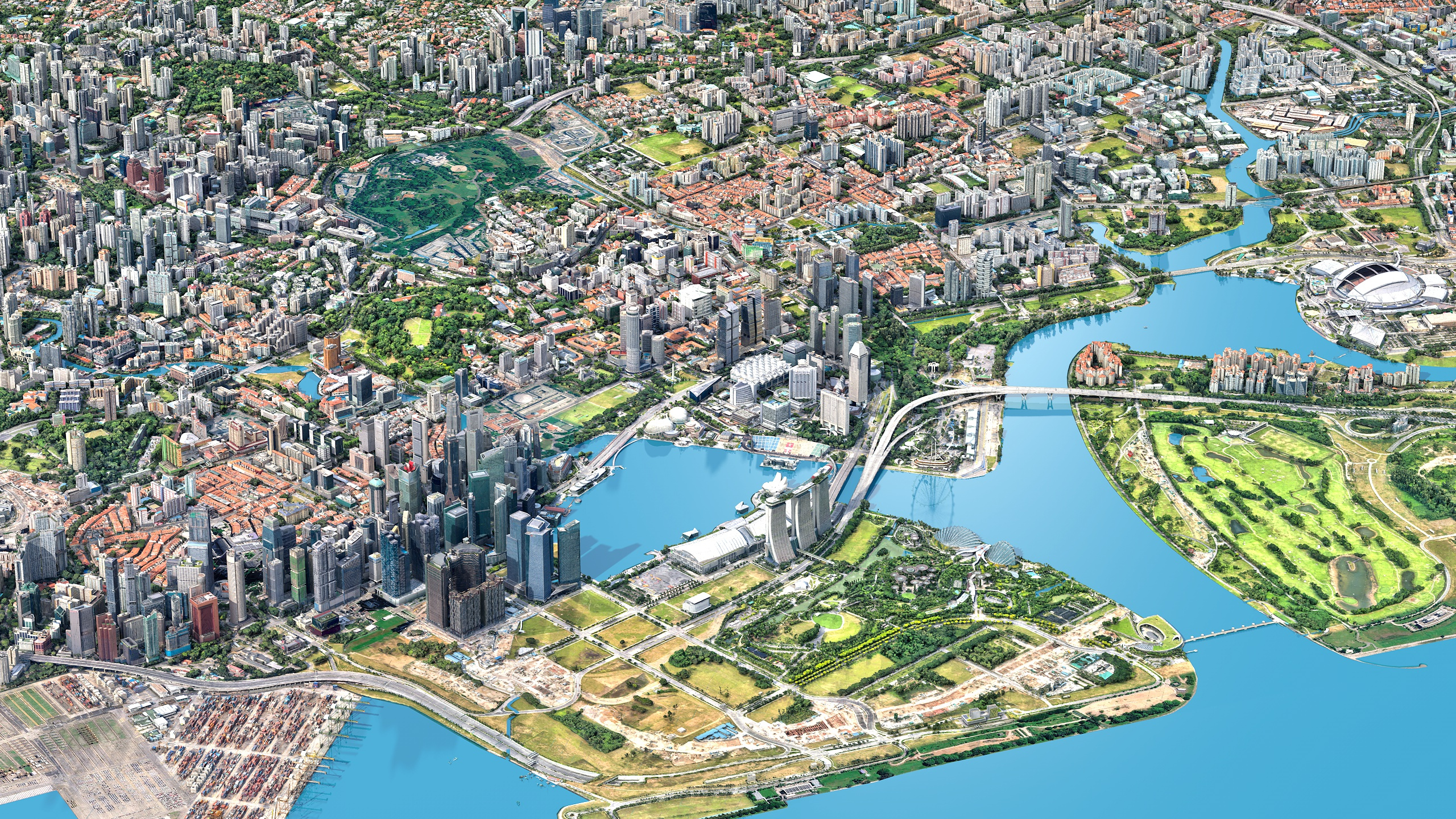 Singapore 3D Scan City 3D Model 3D Model