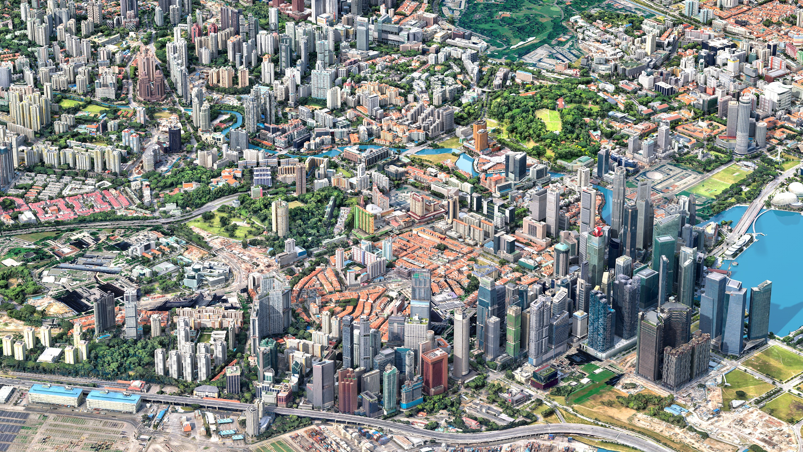 Singapore 3D Scan City 3D Model 3D Model