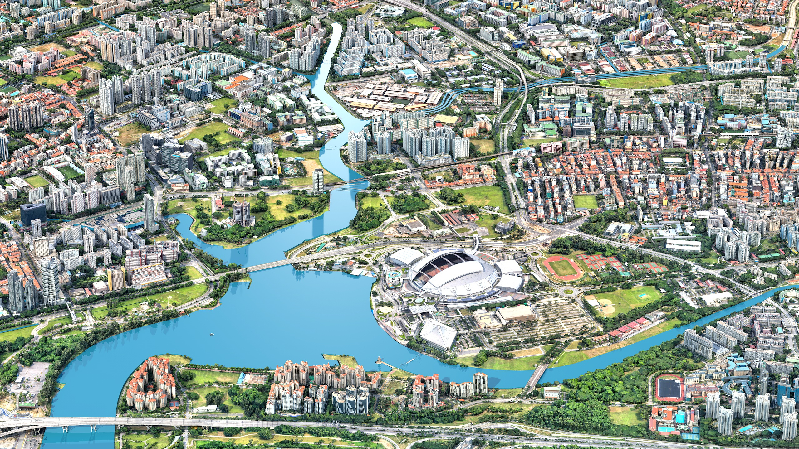 Singapore 3D Scan City 3D Model 3D Model