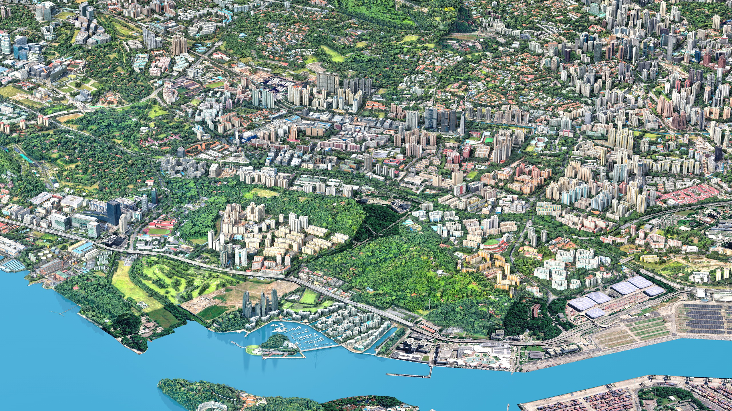 Singapore 3D Scan City 3D Model 3D Model