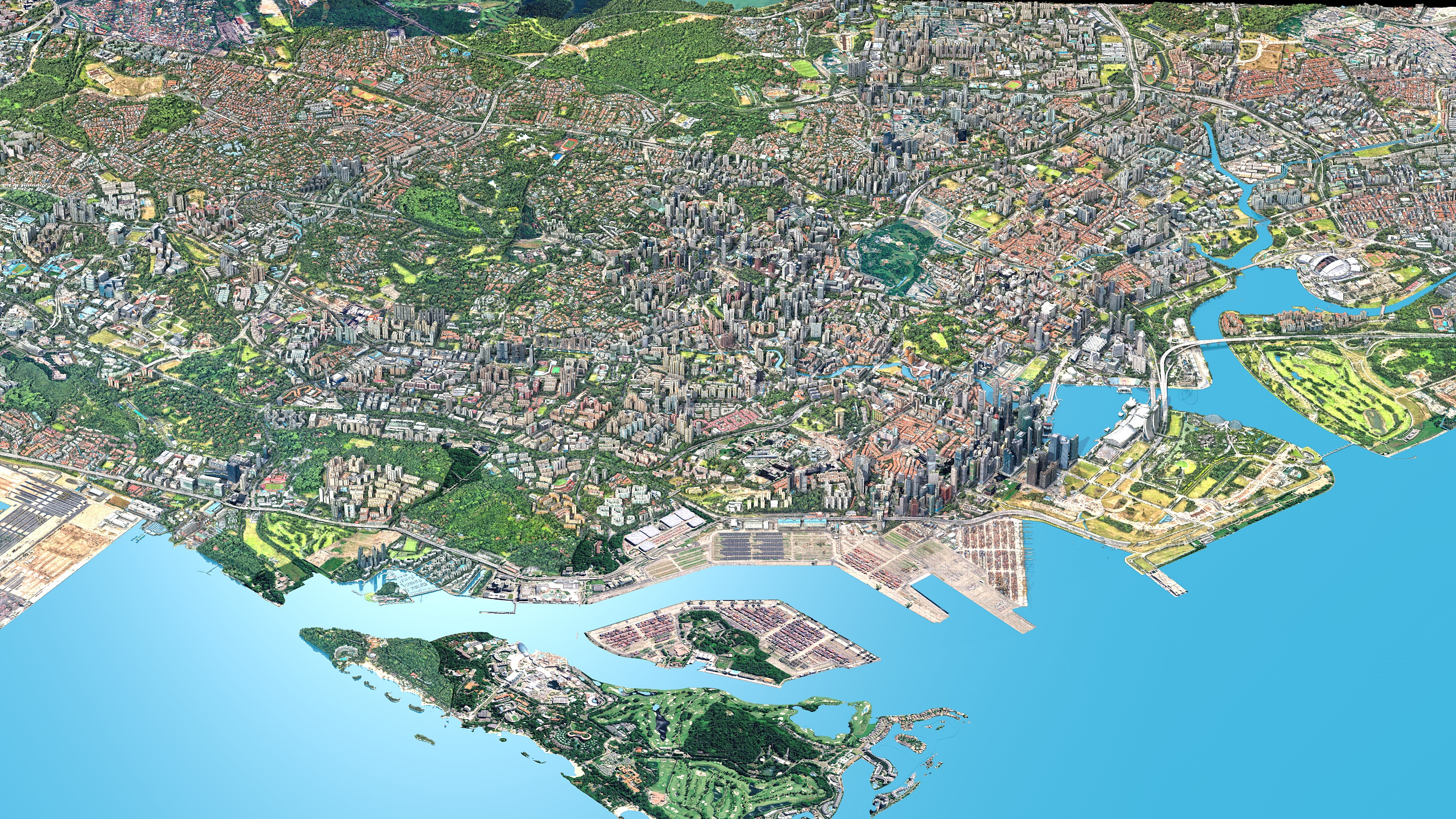 Singapore 3D Scan City 3D Model 3D Model