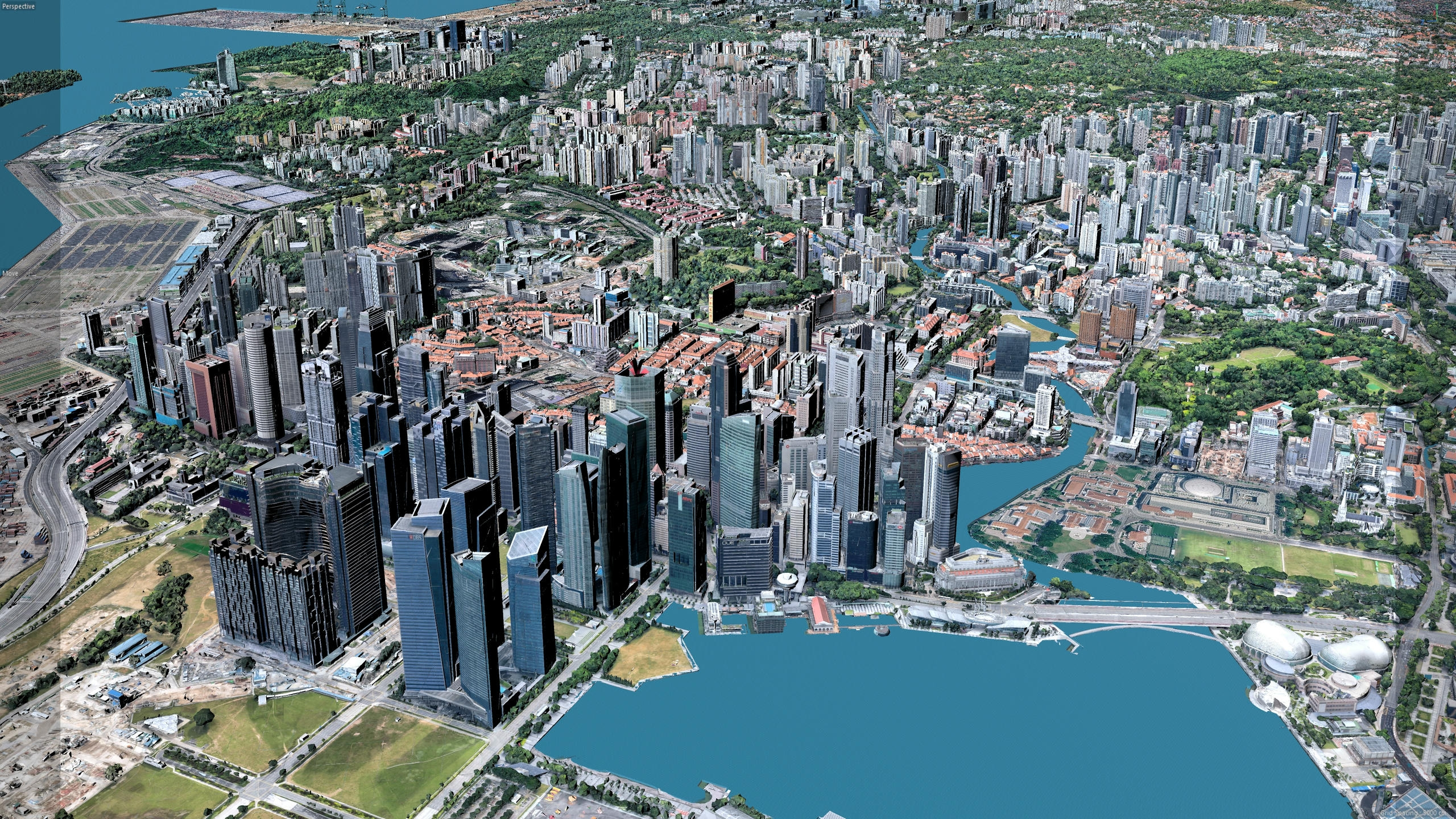 Singapore 3D Scan City 3D Model 3D Model