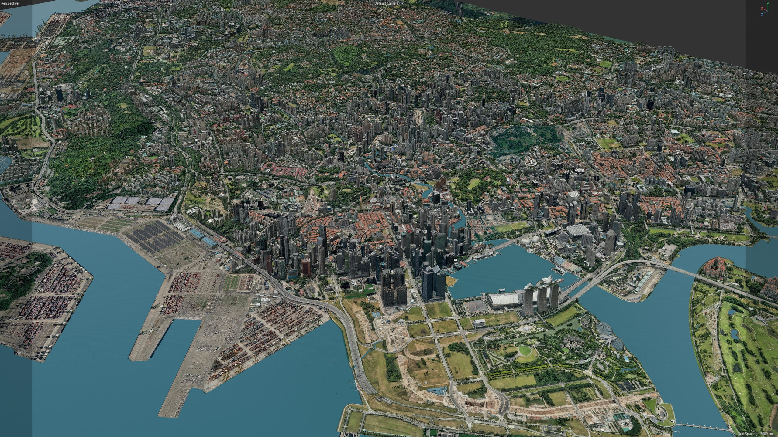 Singapore 3D Scan City 3D Model 3D Model