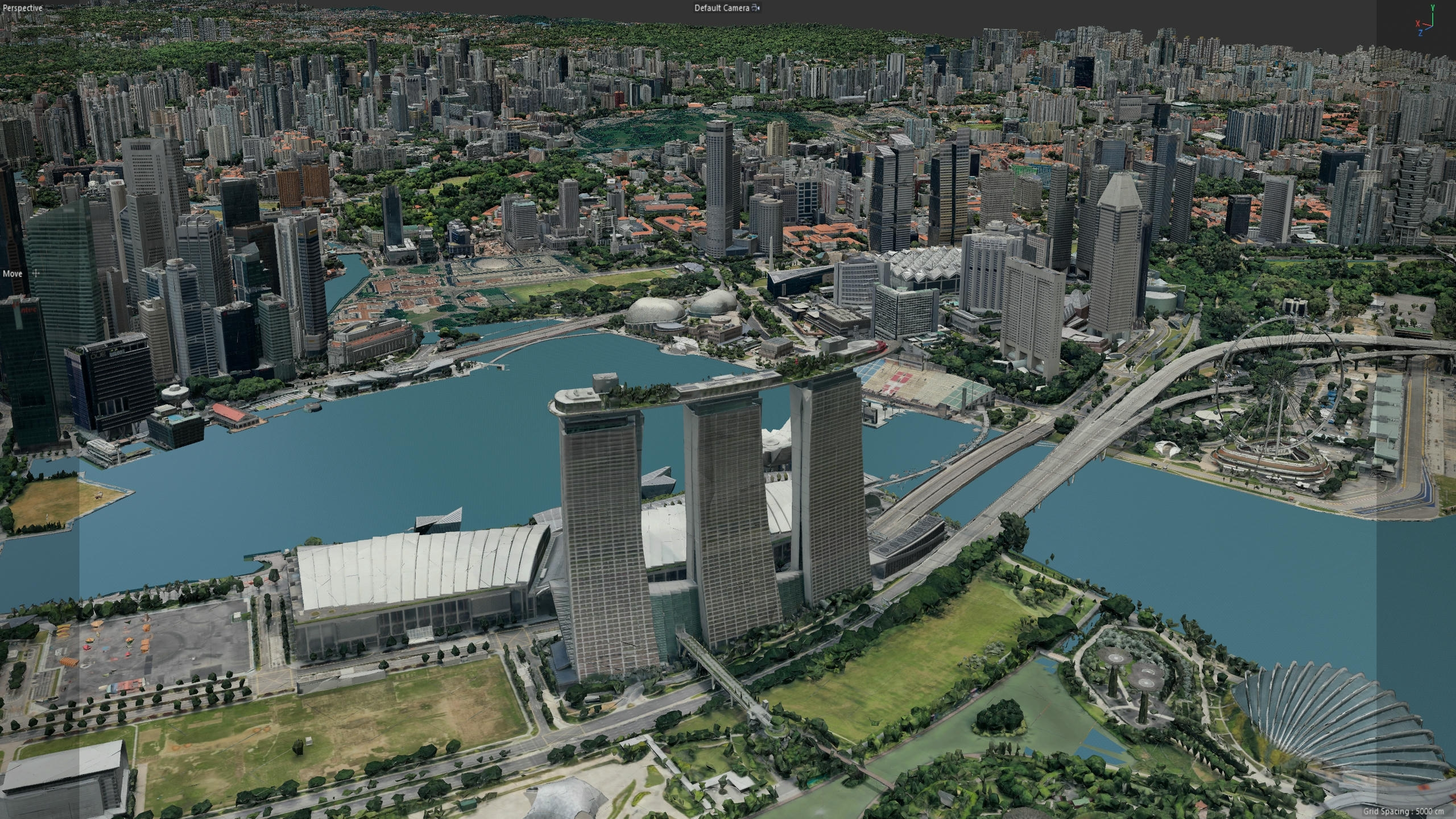 Singapore 3D Scan City 3D Model 3D Model