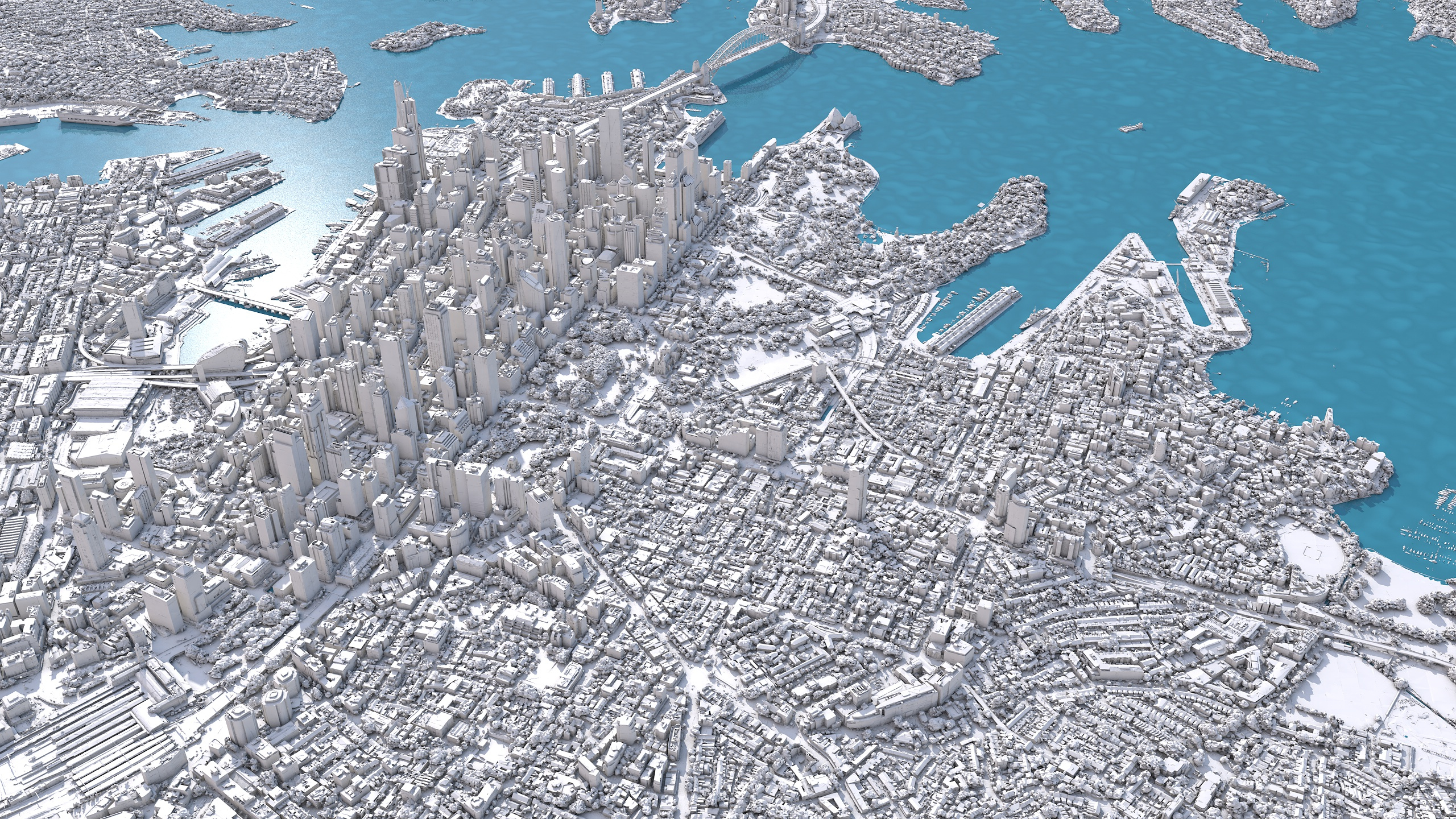 Sydney City 3D Scan Model 3D Model 3D Model