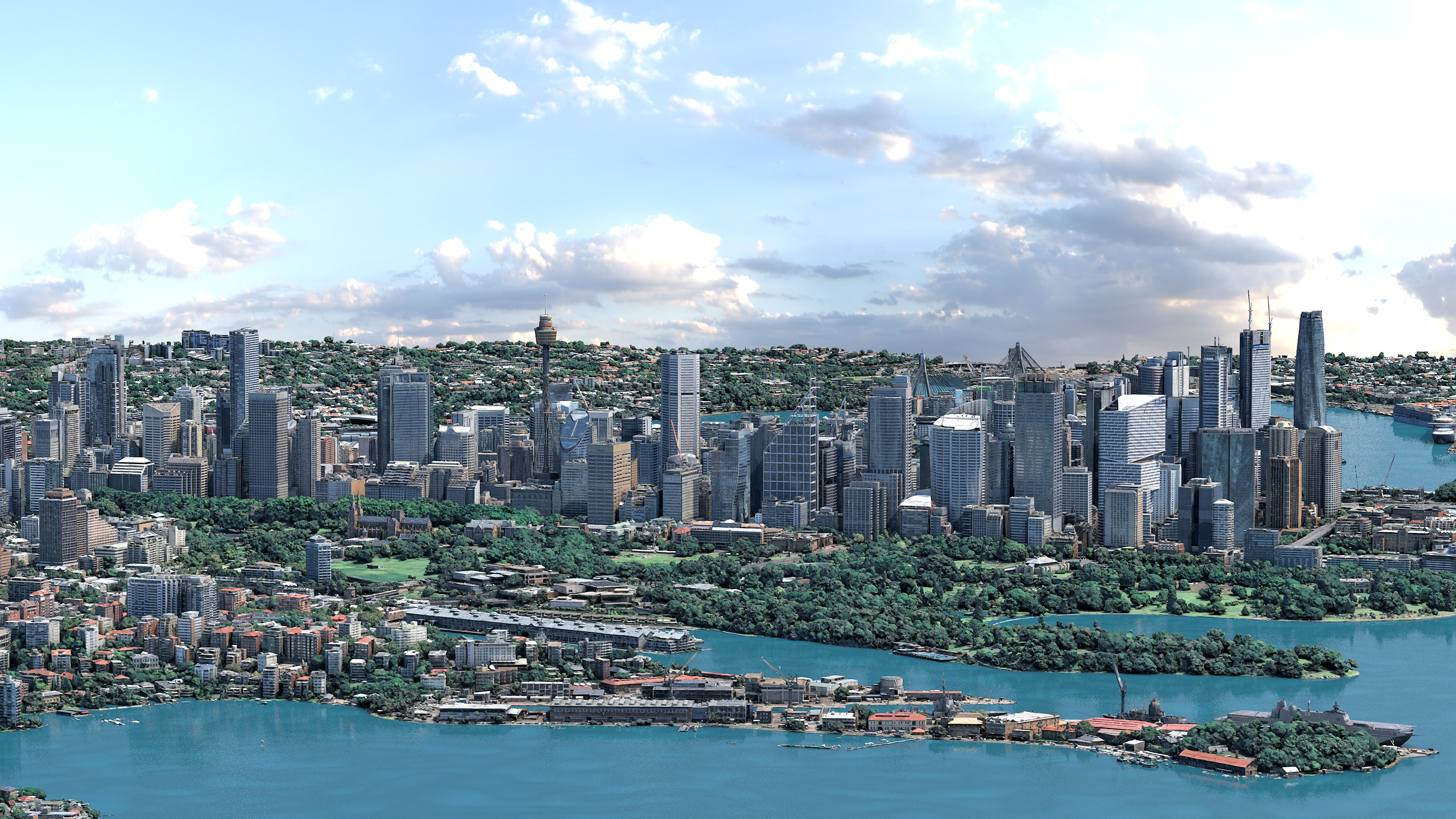 Sydney City 3D Scan Model 3D Model 3D Model
