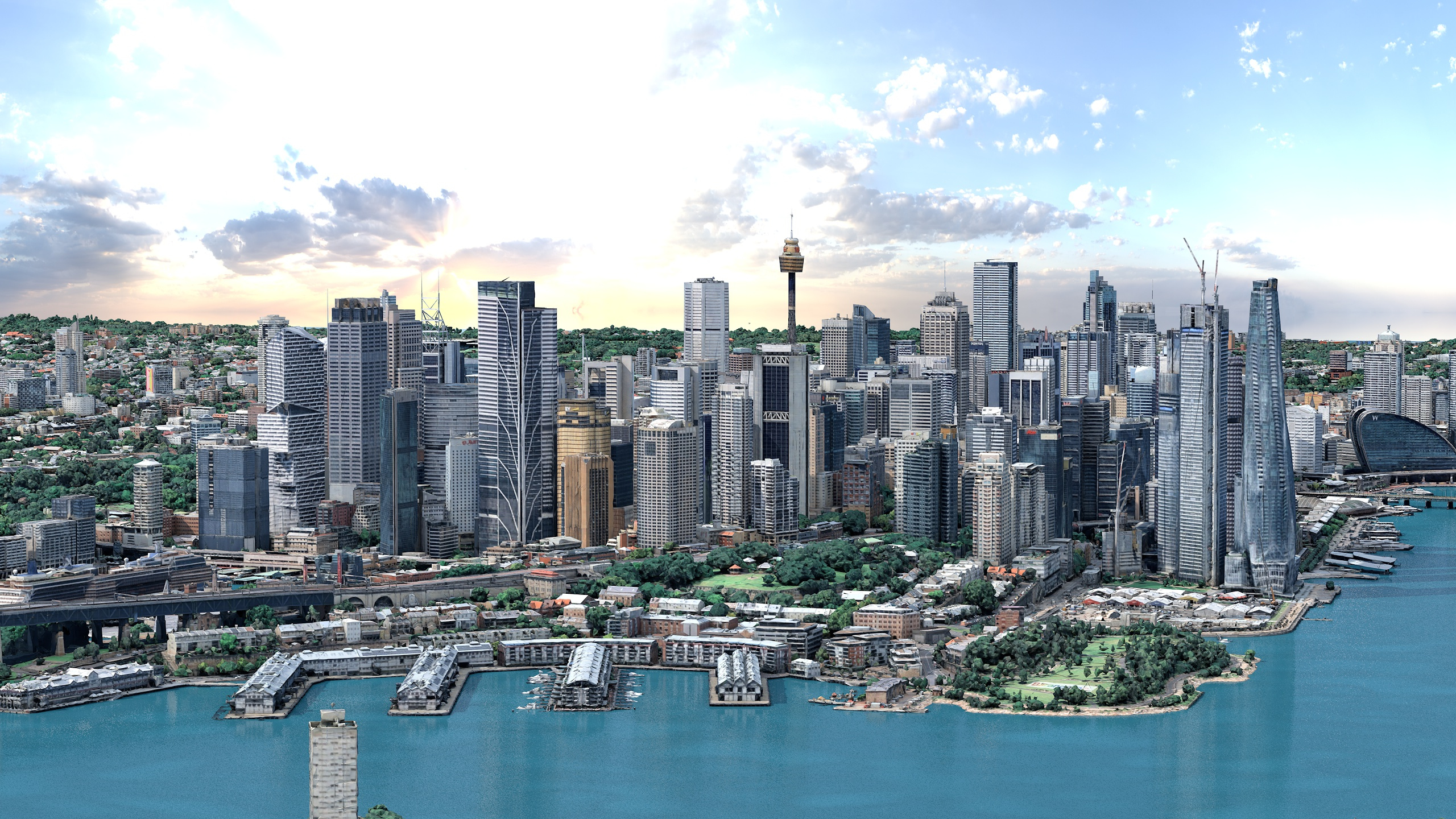 Sydney City 3D Scan Model 3D Model 3D Model