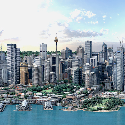 Sydney City 3D Scan Model 3D Model