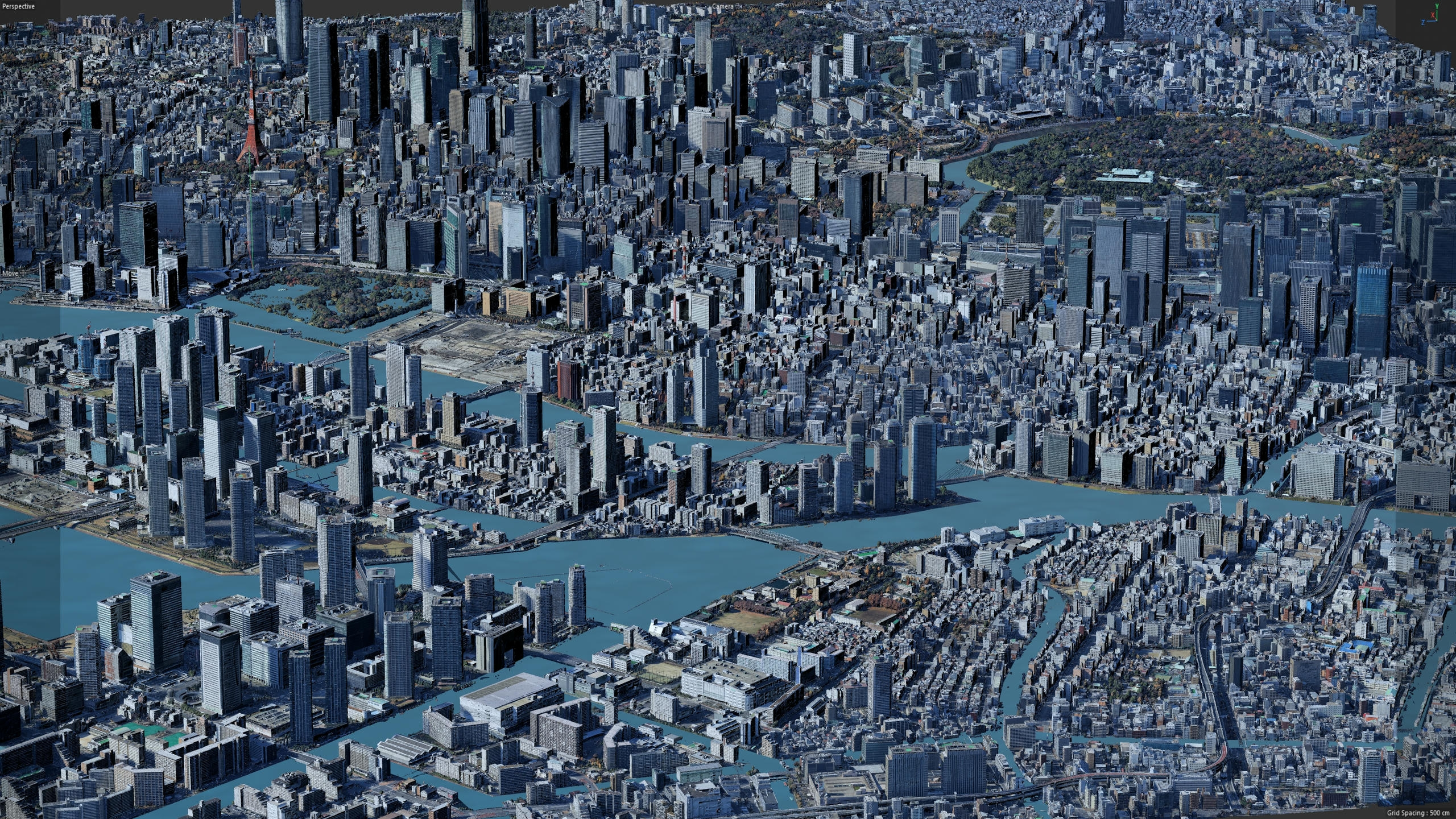 Tokyo 3D Scan City Japan 3D Model 3D Model