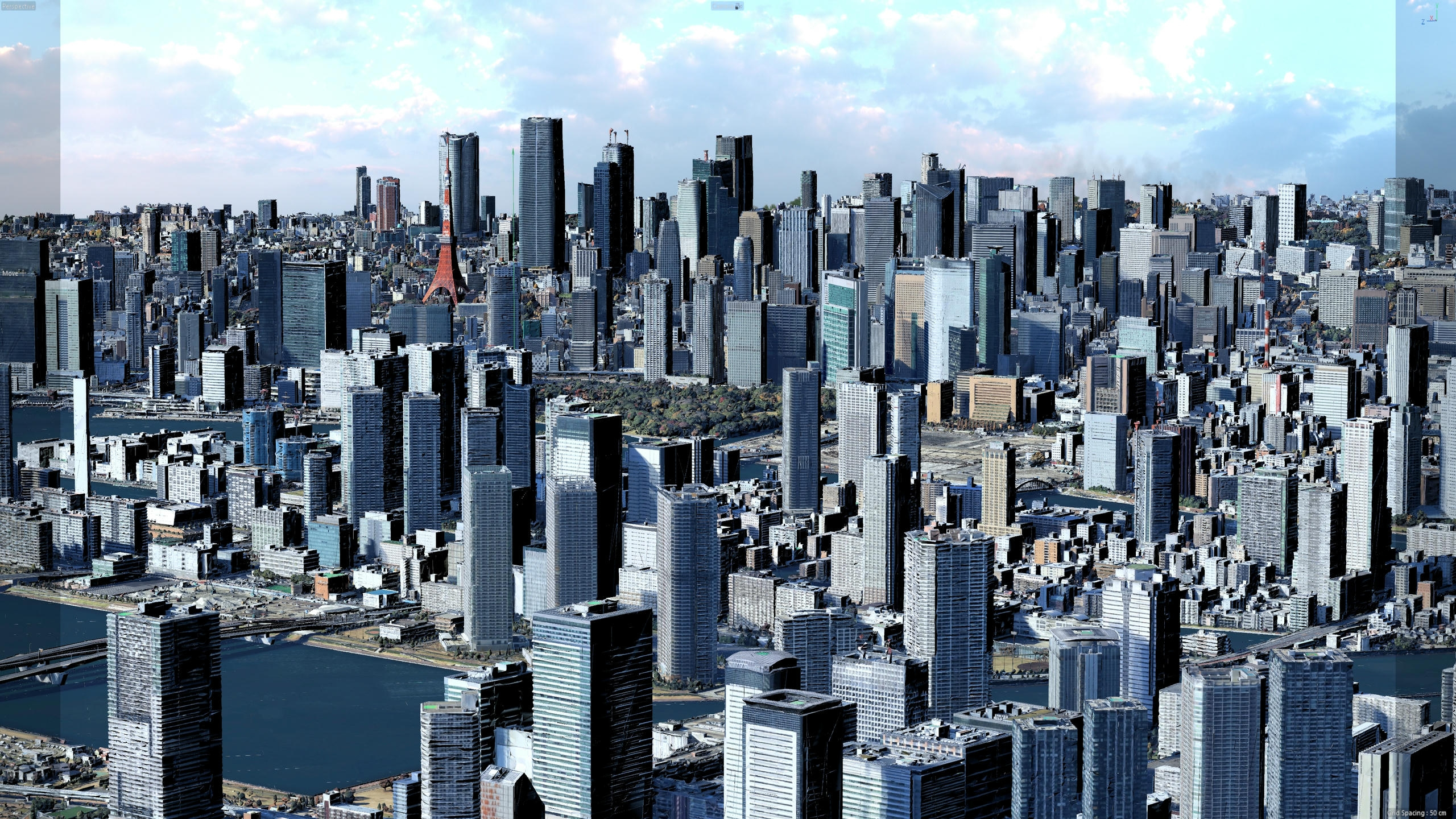 Tokyo 3D Scan City Japan 3D Model 3D Model