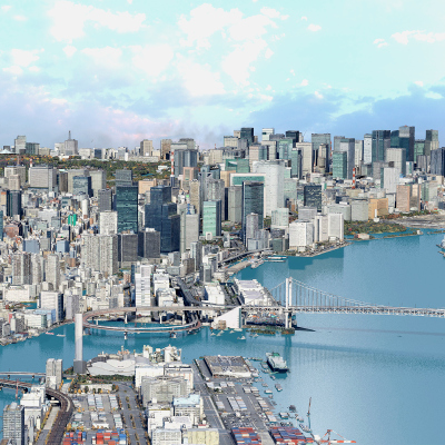 Tokyo 3D Scan City Japan 3D Model