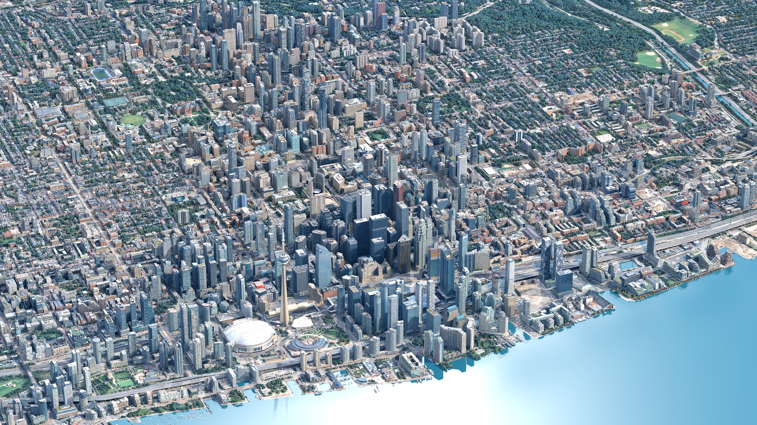 Toronto 3D Scan City Canada 3D Model 3D Model