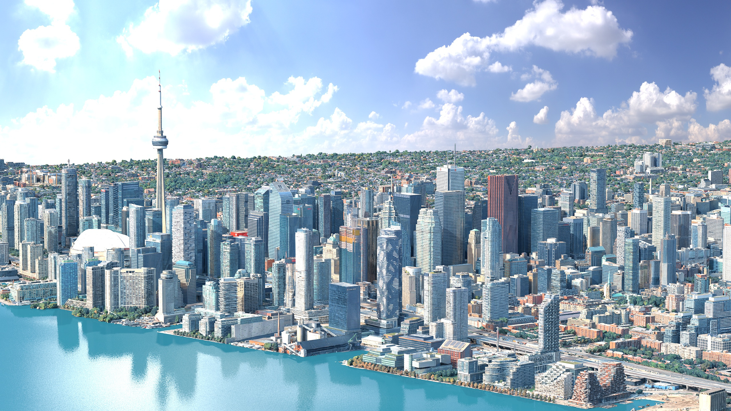 Toronto 3D Scan City Canada 3D Model 3D Model