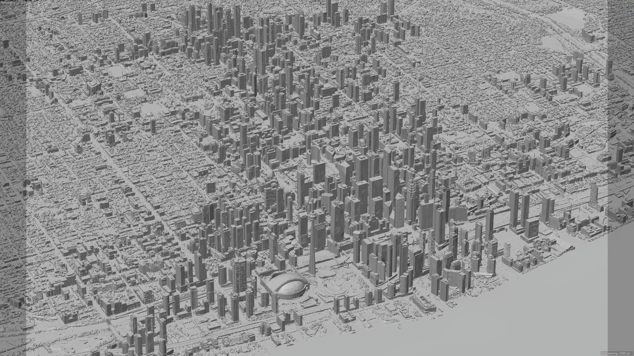 Toronto 3D Scan City Canada 3D Model 3D Model