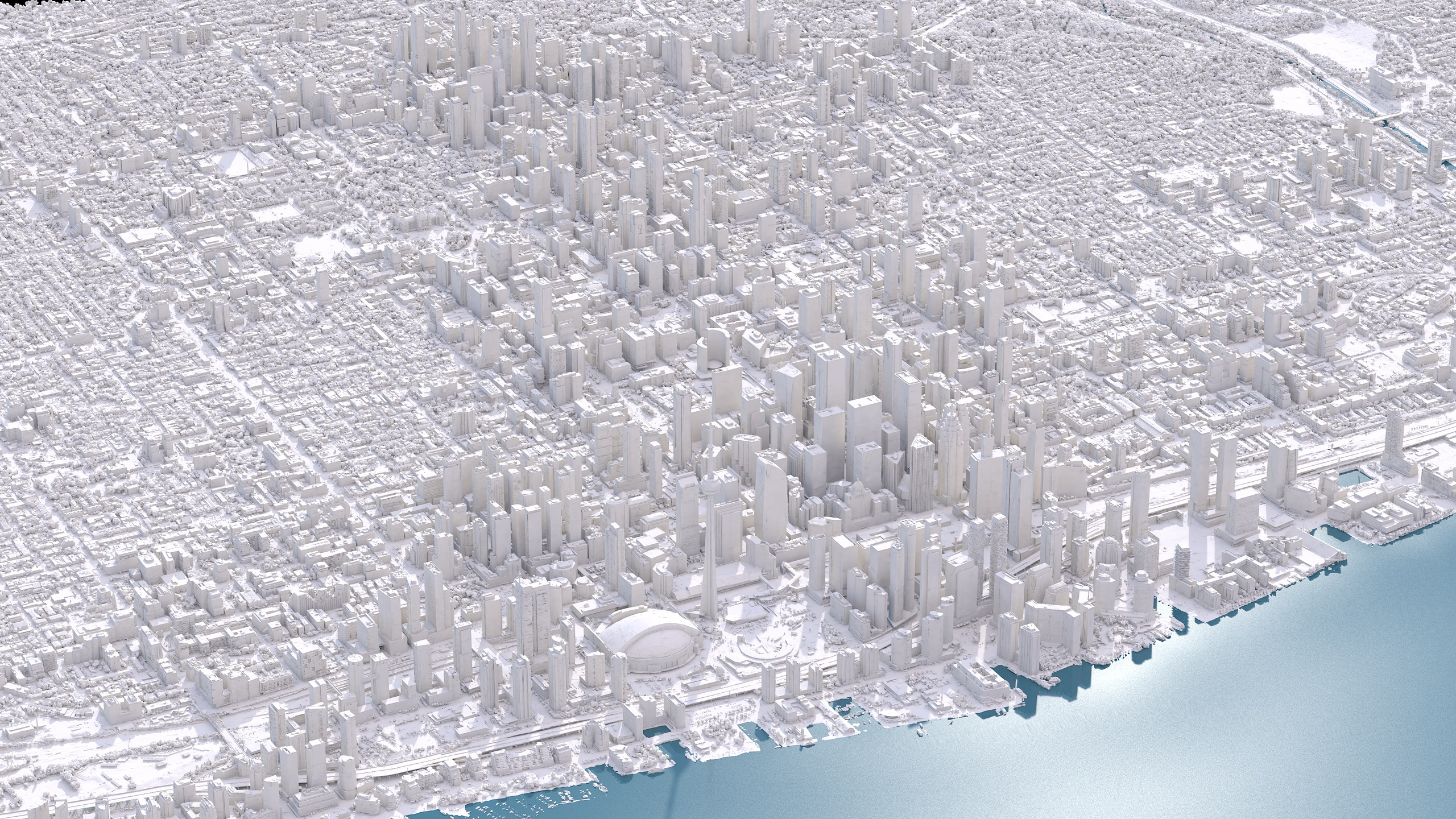 Toronto 3D Scan City Canada 3D Model 3D Model