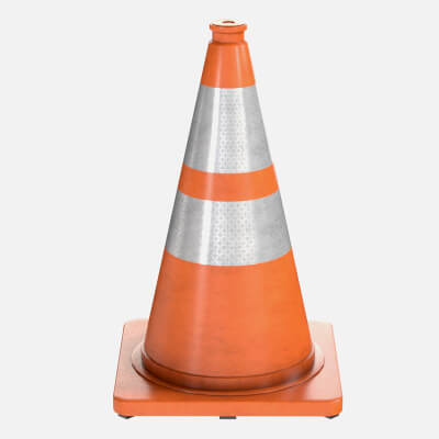 Traffic Cone 3D Model