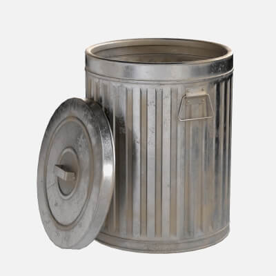 Trash Can 3D Model