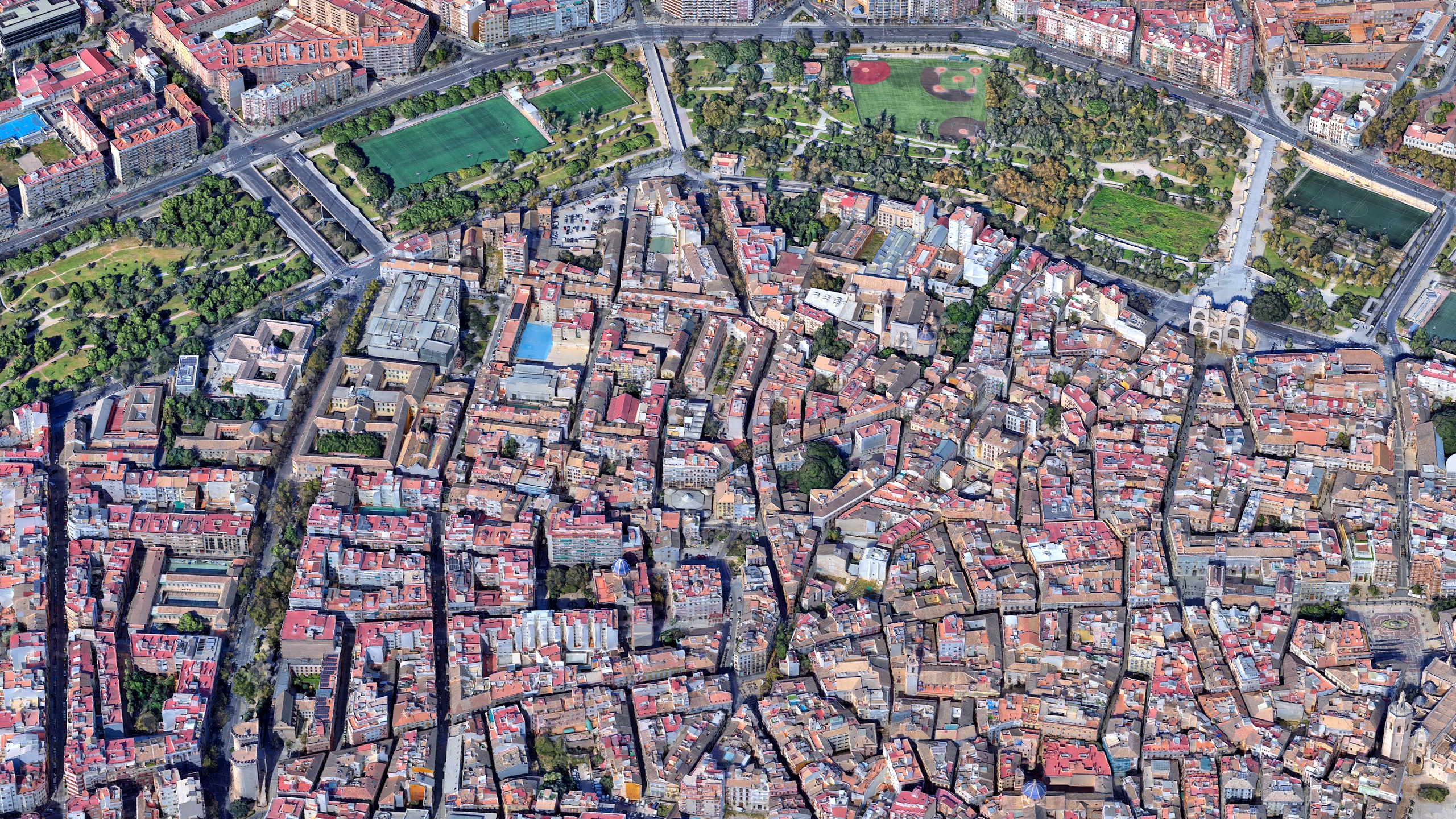 Valencia Downtown 3D Scan City Spain 3D Model 3D Model