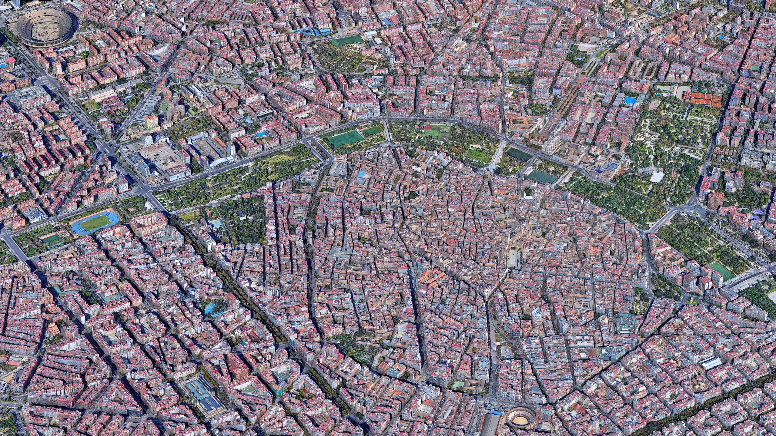 Valencia Downtown 3D Scan City Spain 3D Model 3D Model