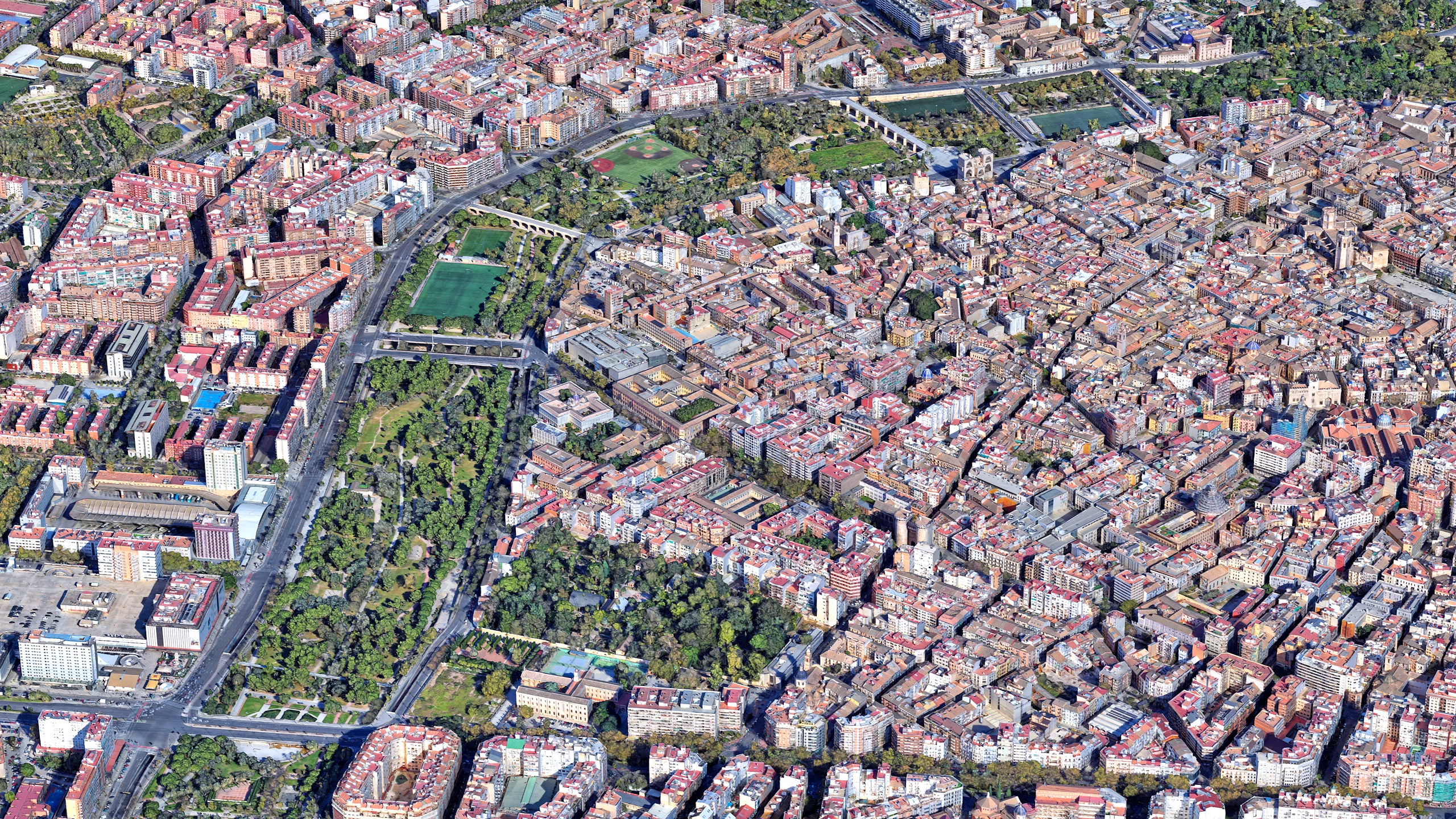 Valencia Downtown 3D Scan City Spain 3D Model 3D Model