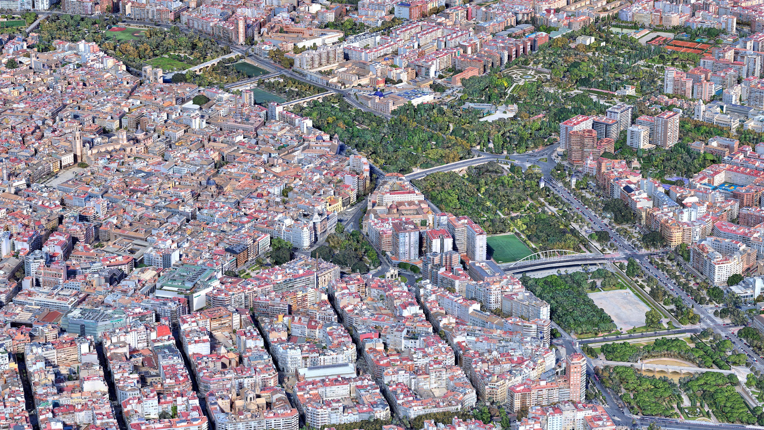 Valencia Downtown 3D Scan City Spain 3D Model 3D Model