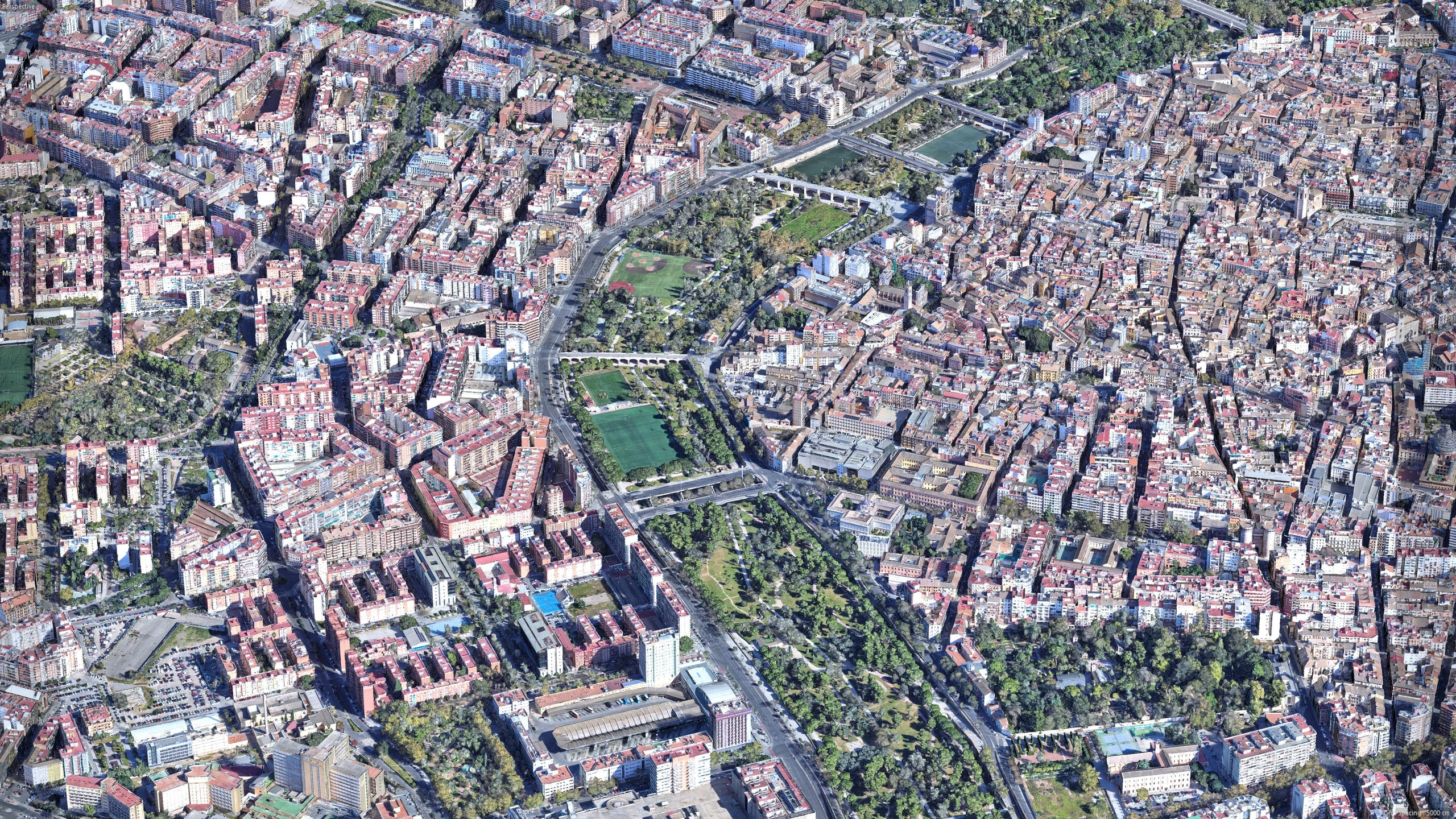 Valencia Downtown 3D Scan City Spain 3D Model 3D Model