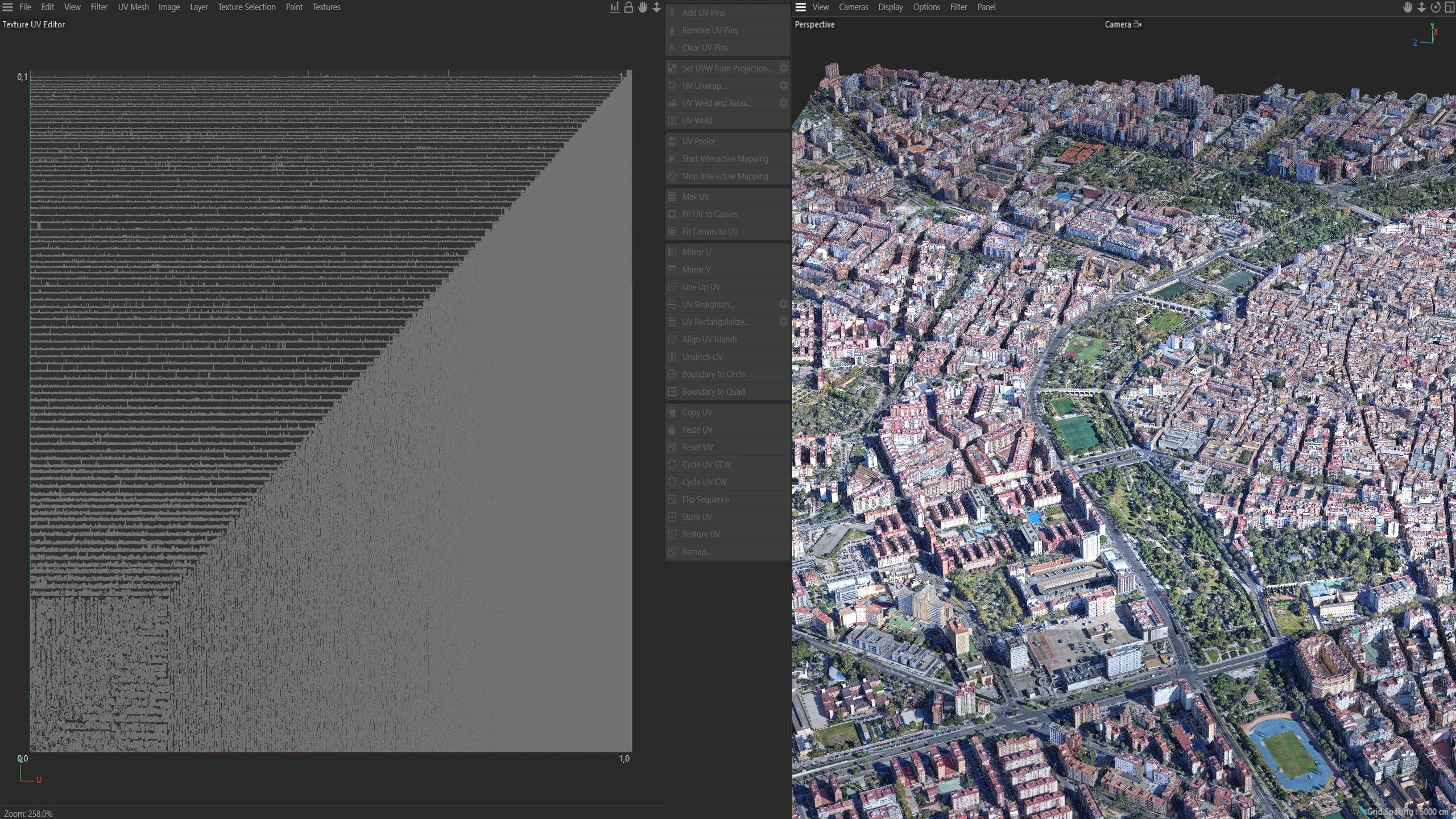 Valencia Downtown 3D Scan City Spain 3D Model 3D Model