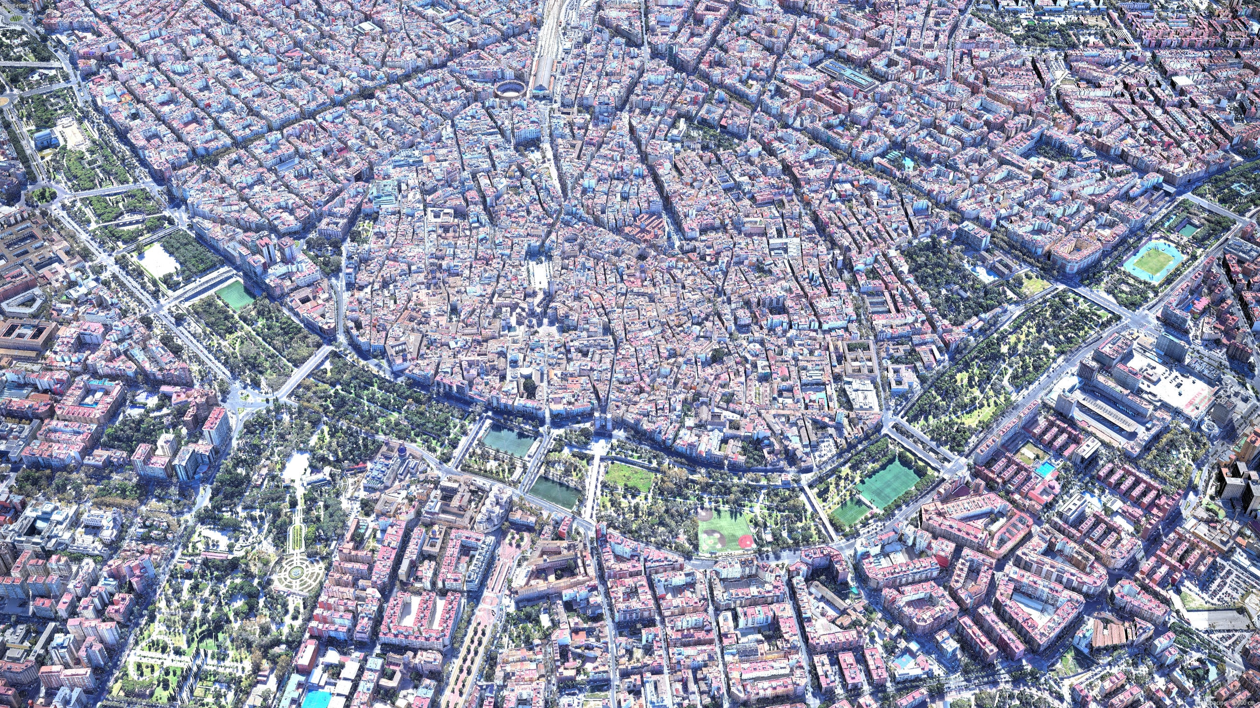 Valencia Spain 3D Scan City 3D Model 3D Model