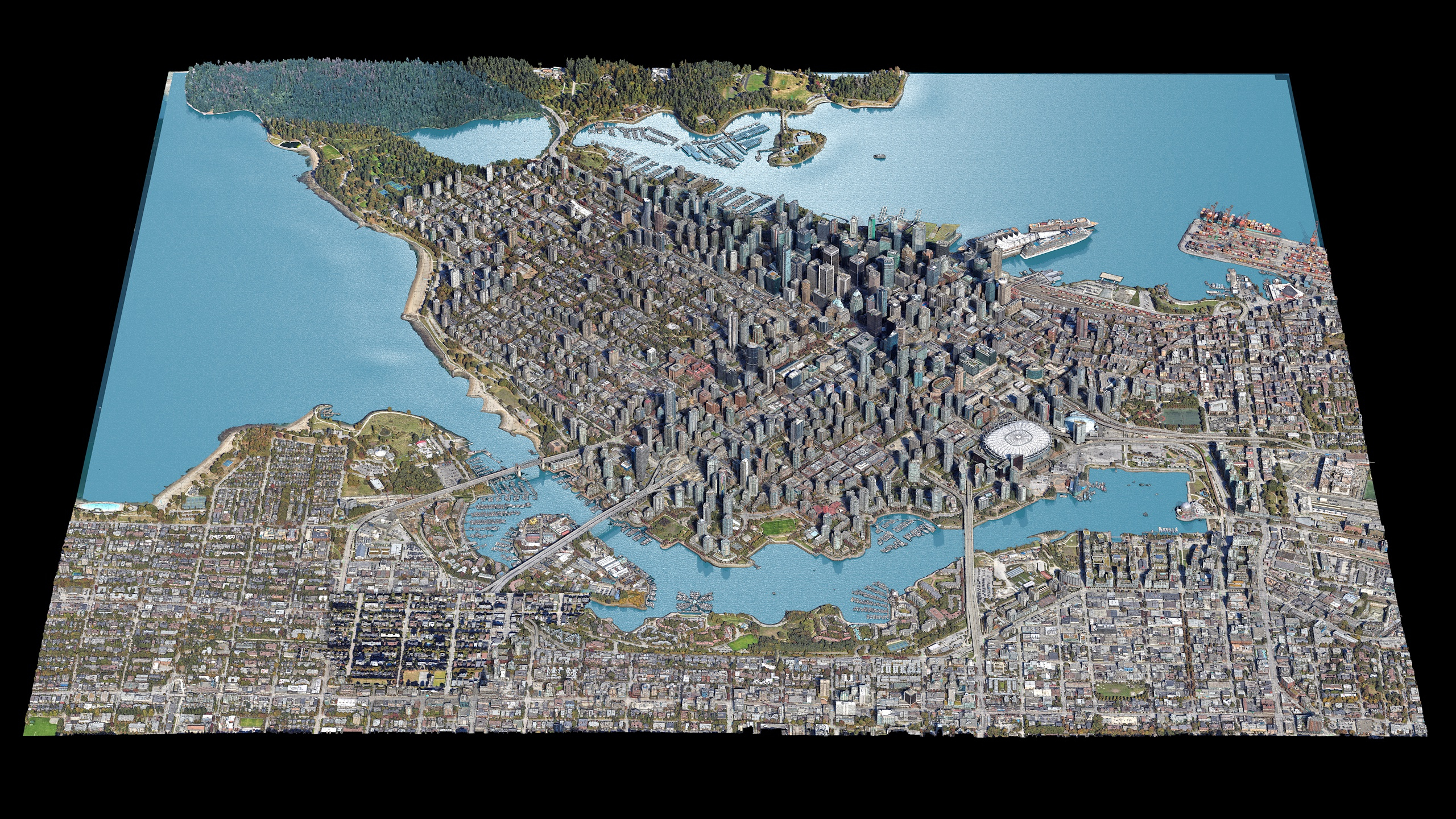 Vancouver 3D Scan City Canada 3D Model 3D Model